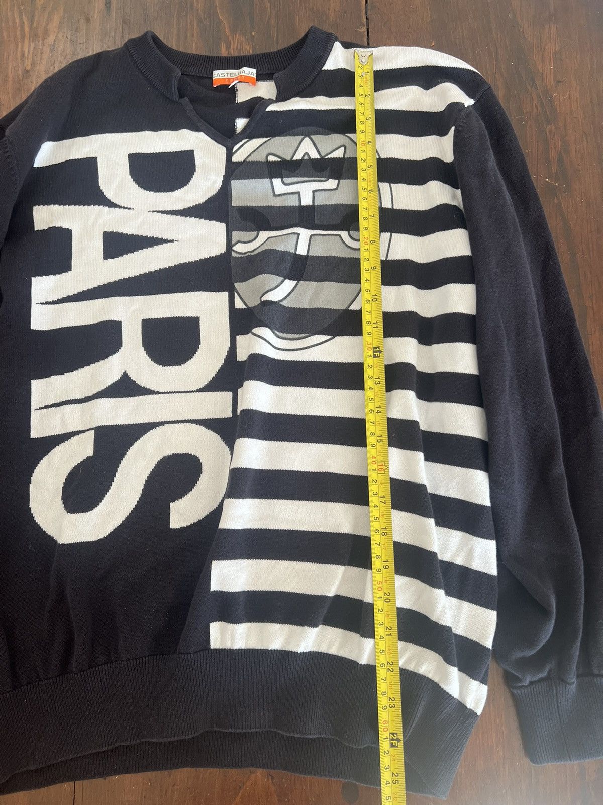 Jean Charles De Castelbajac Castelbajac “Paris” v-neck sweater Size US M / EU 48-50 / 2 - 4 Thumbnail