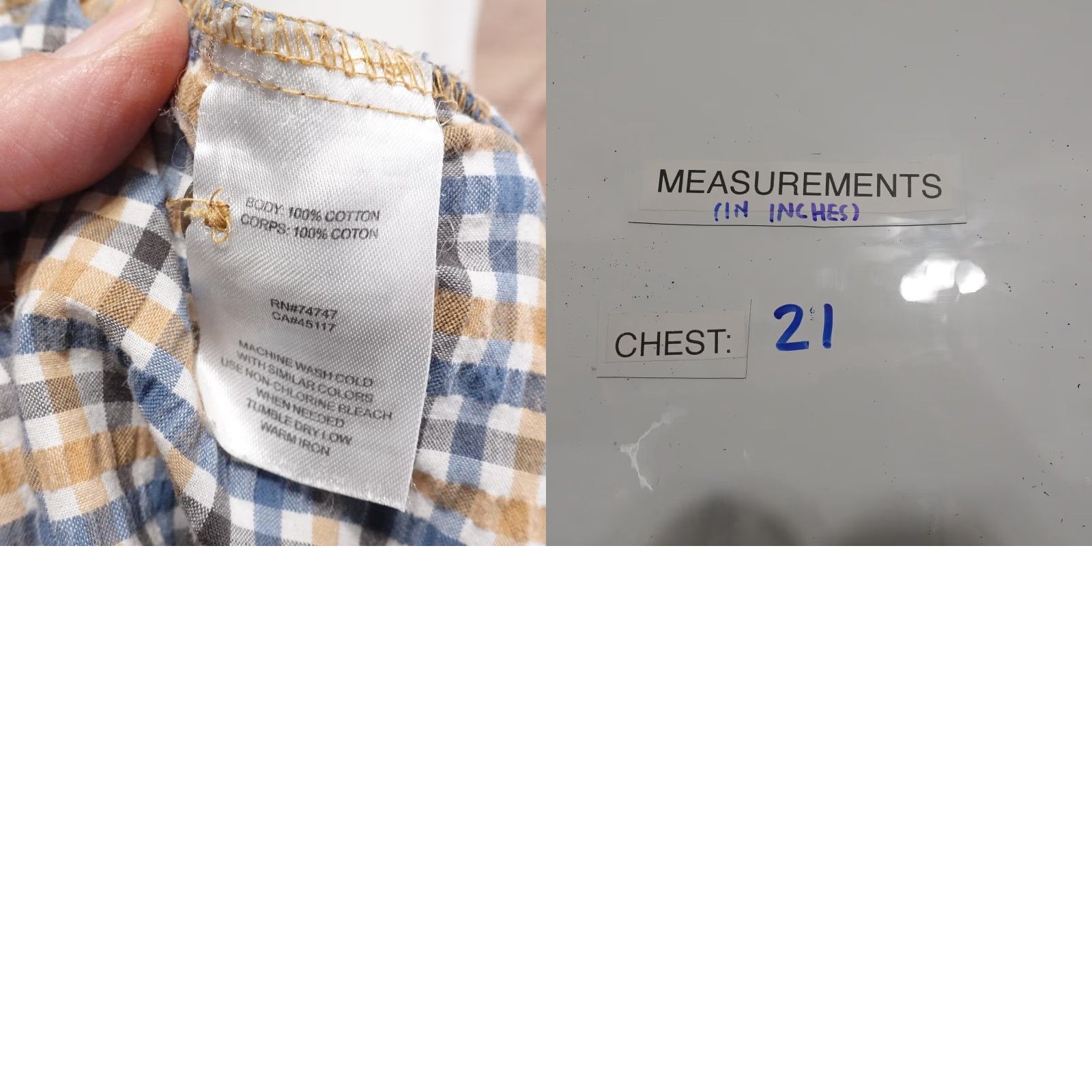 Vintage RedHead Shirt Men’s Medium Beige Plaid Button-Up Short Sleeve Casual Pocket Outdoor Size US M / EU 48-50 / 2 - 8 Thumbnail