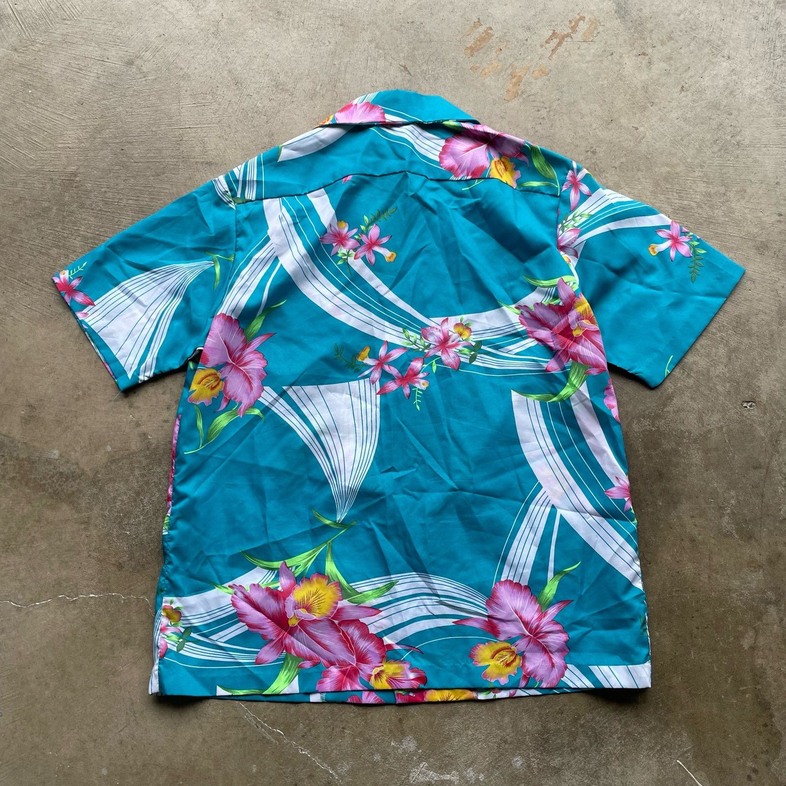 Vintage VINTAGE 70S HAWAIIAN SHIRT HILO HATTIE XL BLUE FLORAL Size US XL / EU 56 / 4 - 2 Thumbnail