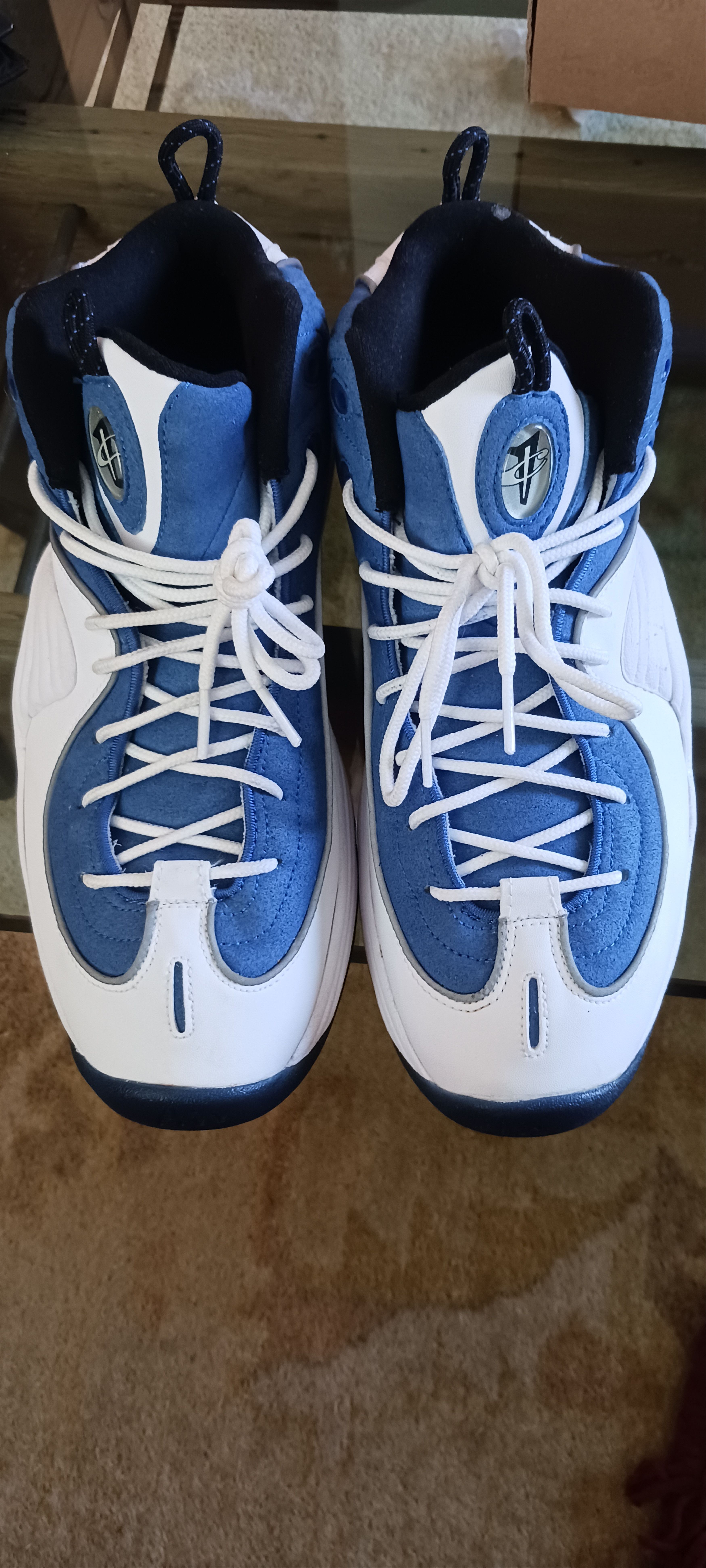 Nike Air Penny 2 Size 8.5 2008 Nike Air Penny 2 II Black Varsity Royal | Mercari main image 4