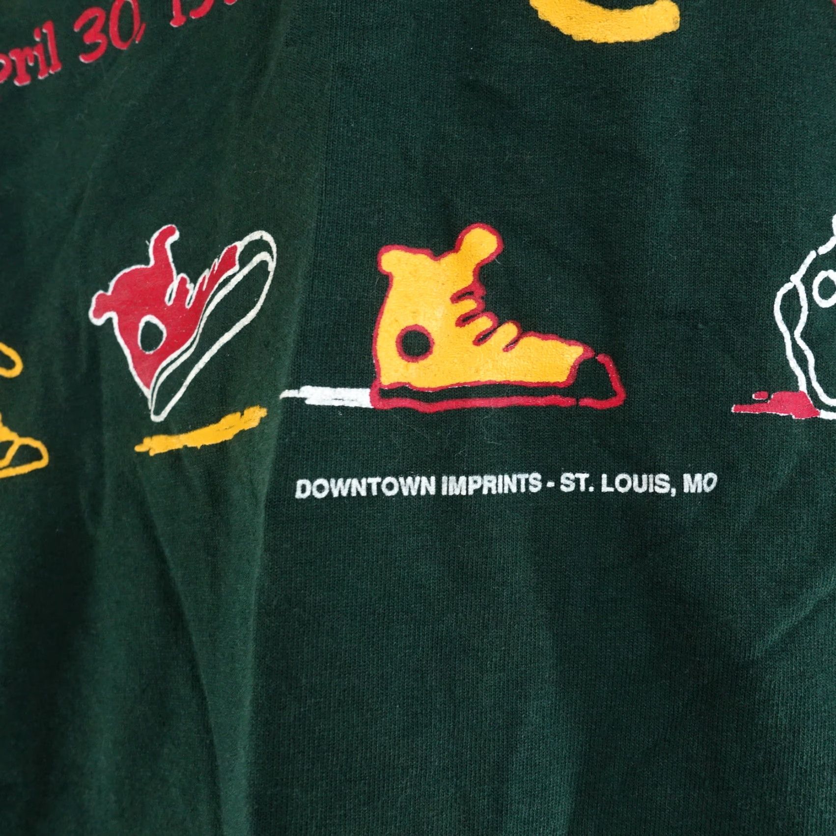 Fruit Of The Loom VINTAGE FRUIT OF THE LOOM FAMILY RESOURCE CENTER '95 STOP CHILD ABUSE T-SHIRT 2XL GREEN SINGLE STITCH UNISEX Size US XXL / EU 58 / 5 - 4 Thumbnail