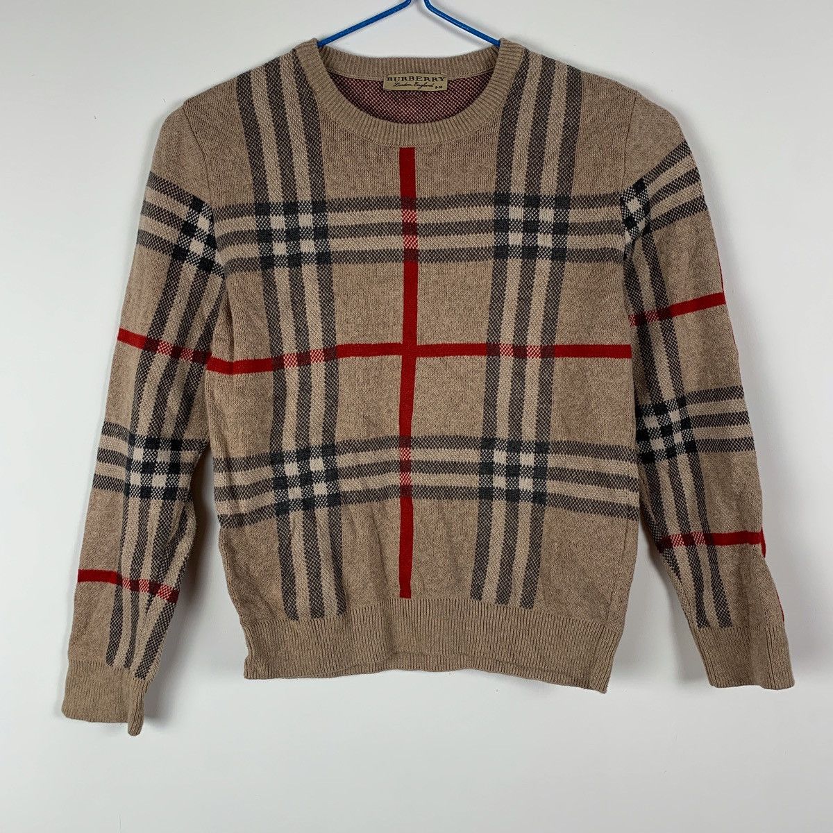 Burberry Vintage Burberry Nova Check Kids Sweater 9 10 Years Grailed