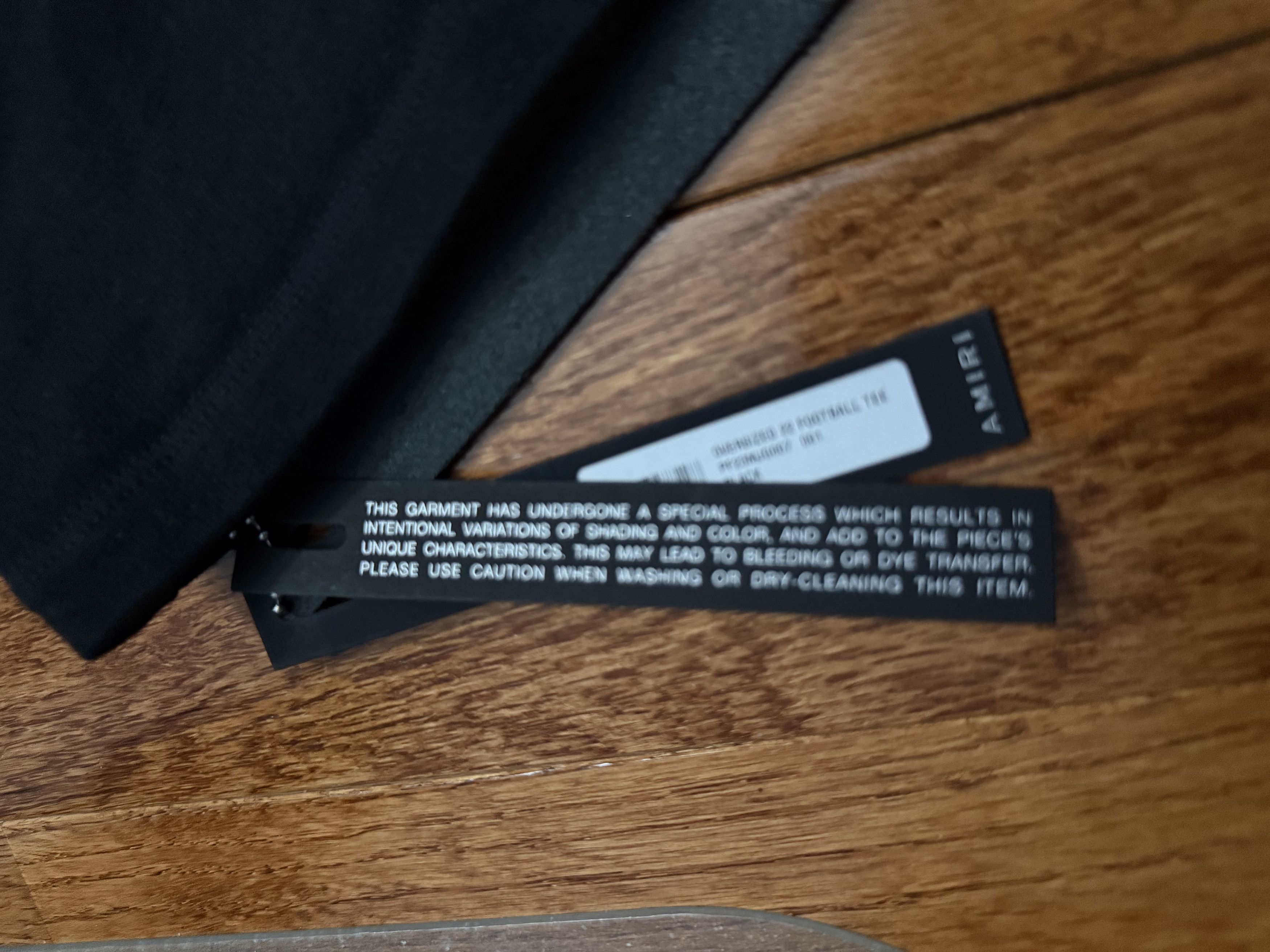 Amiri 22 Football Tee Black AMIRI Size US XL / EU 56 / 4 - 10 Thumbnail