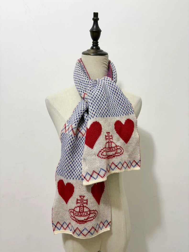 Other Vivienne Westwood Saturn Love Scarf Size ONE SIZE - 1 Thumbnail