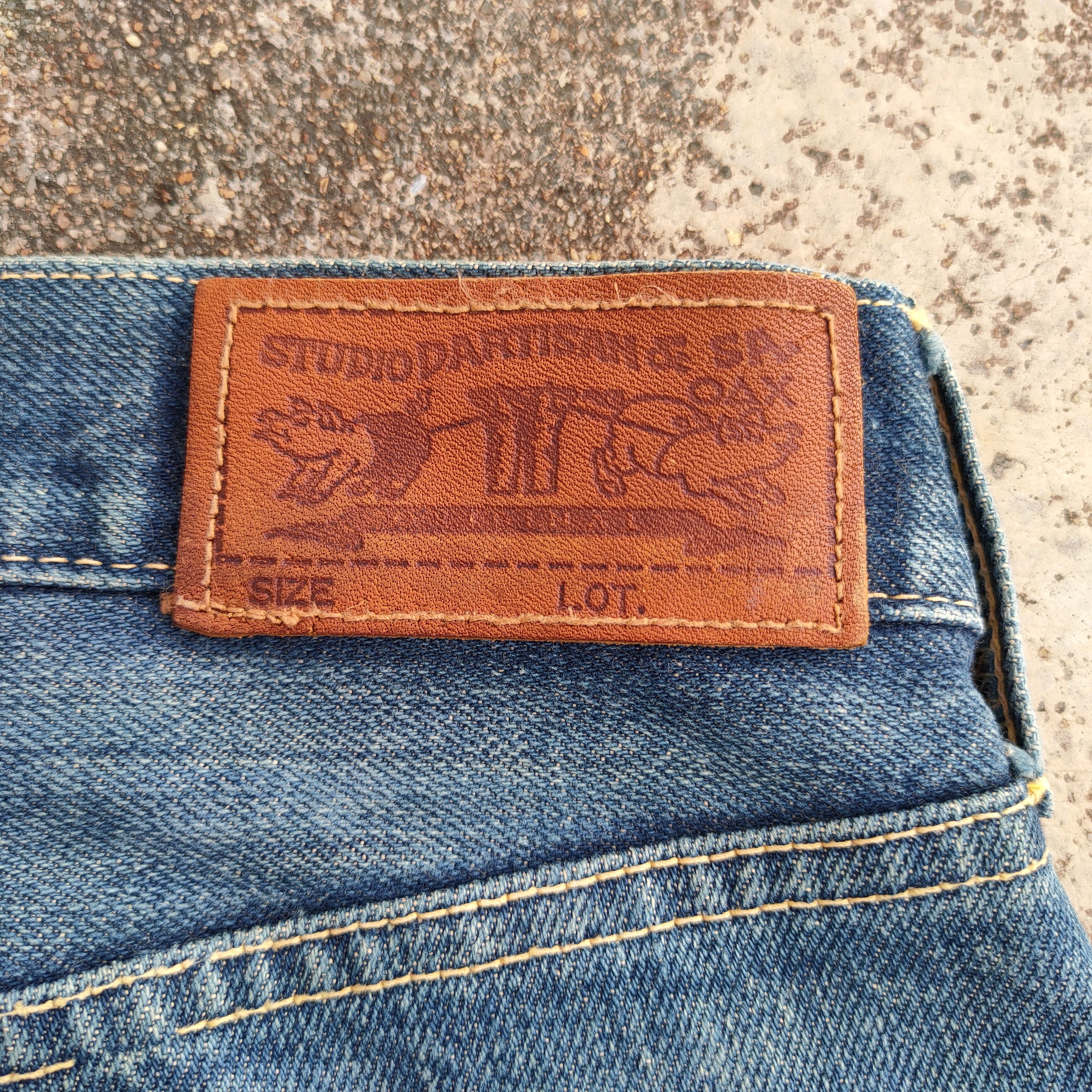 Studio D'Artisan VTG STUDIO D'ARTISAN SELVAGE BUTTONFLY JEAN DENIM PANTS Size US 28 / EU 44 - 16 Thumbnail