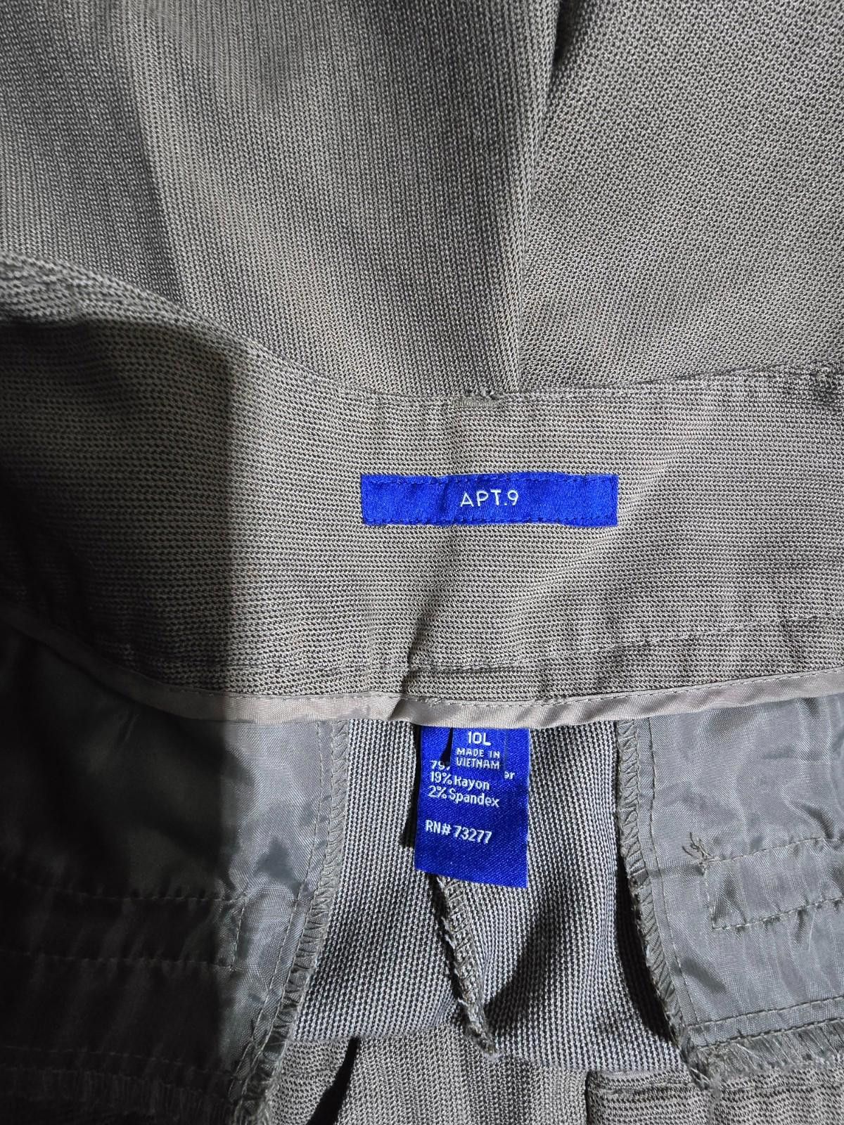 Apt. 9 Apt. 9 Taupe Dress Pants Size 10L Pockets Size 32" / US 10 / IT 46 - 3 Thumbnail