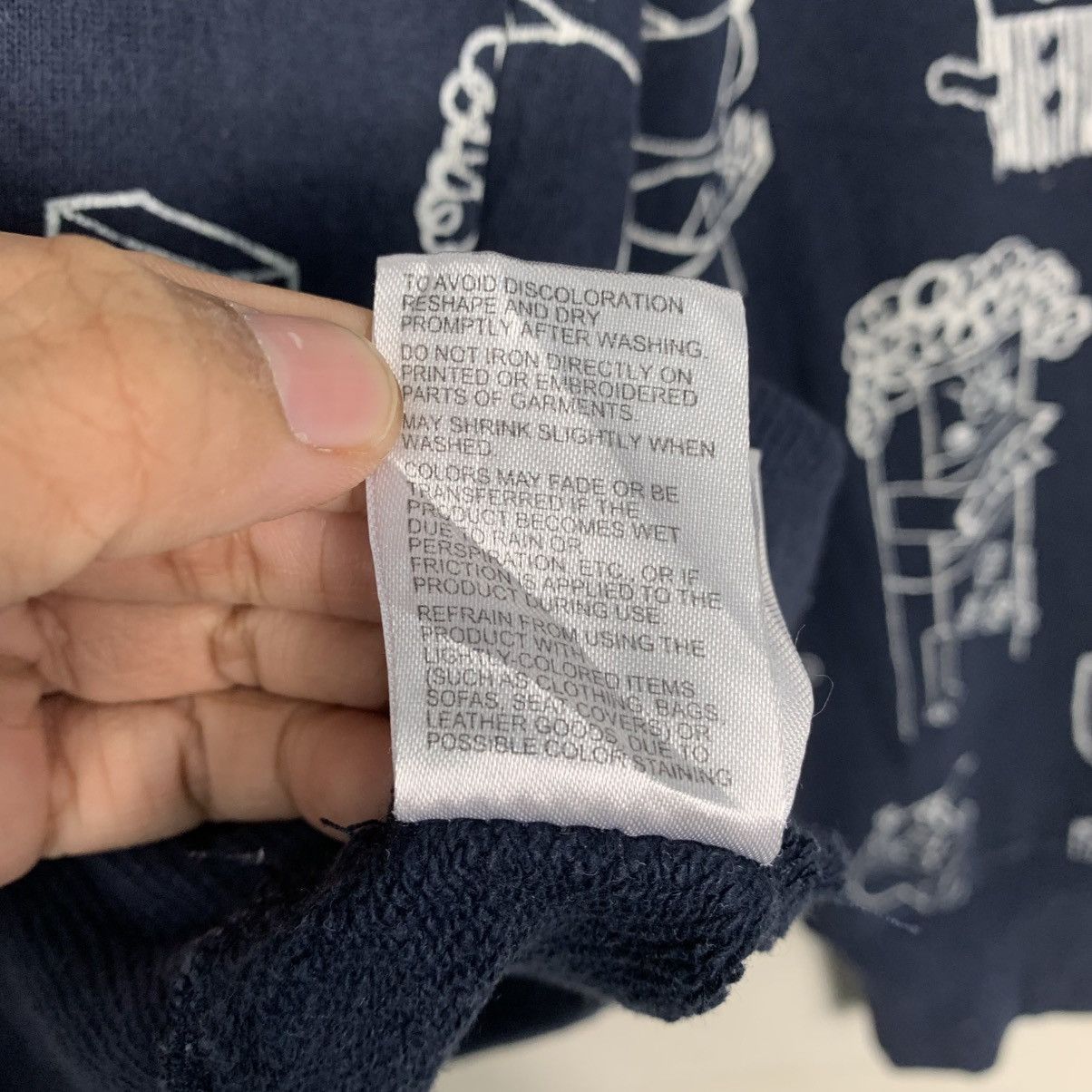 Japanese Brand Japanese Brand Graniph Fullprint Pullover Hoodie Size US M / EU 48-50 / 2 - 17 Thumbnail