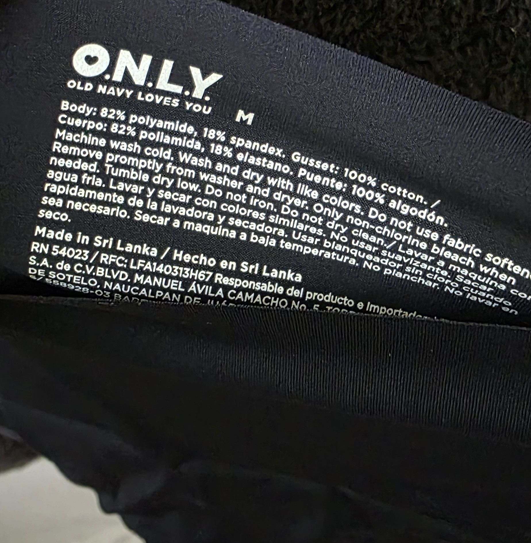 Old Navy NWT Old Navy High-Waisted No-Show Brief Underwear Black M Size ONE SIZE - 3 Thumbnail