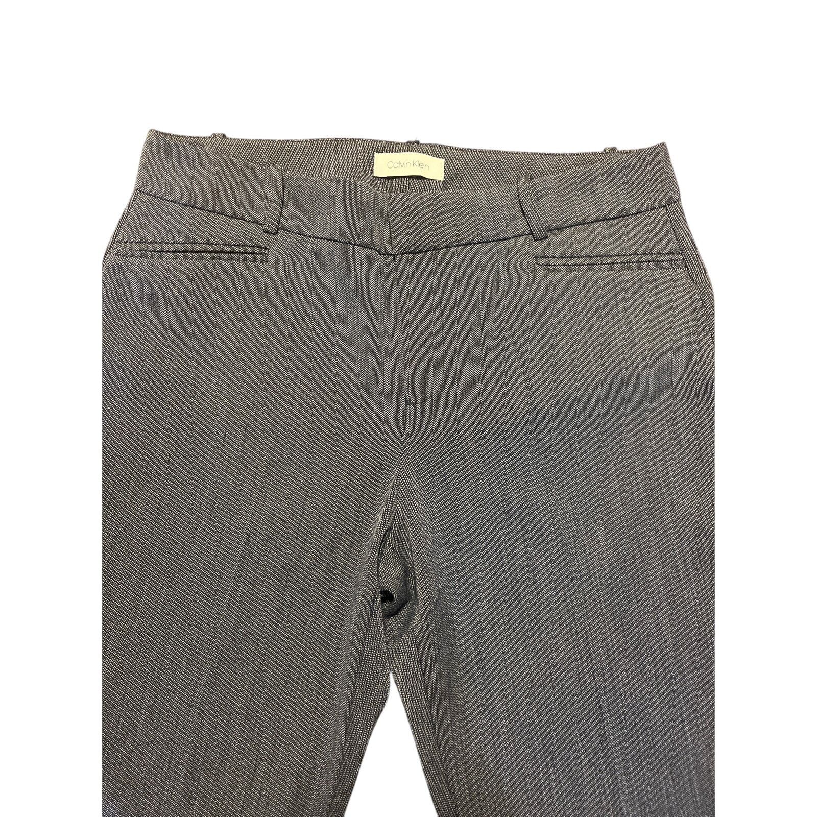 Calvin Klein Trousers slacks Pants Size 6 career business office Preppy Size 28" / US 6 / IT 42 - 2 Thumbnail
