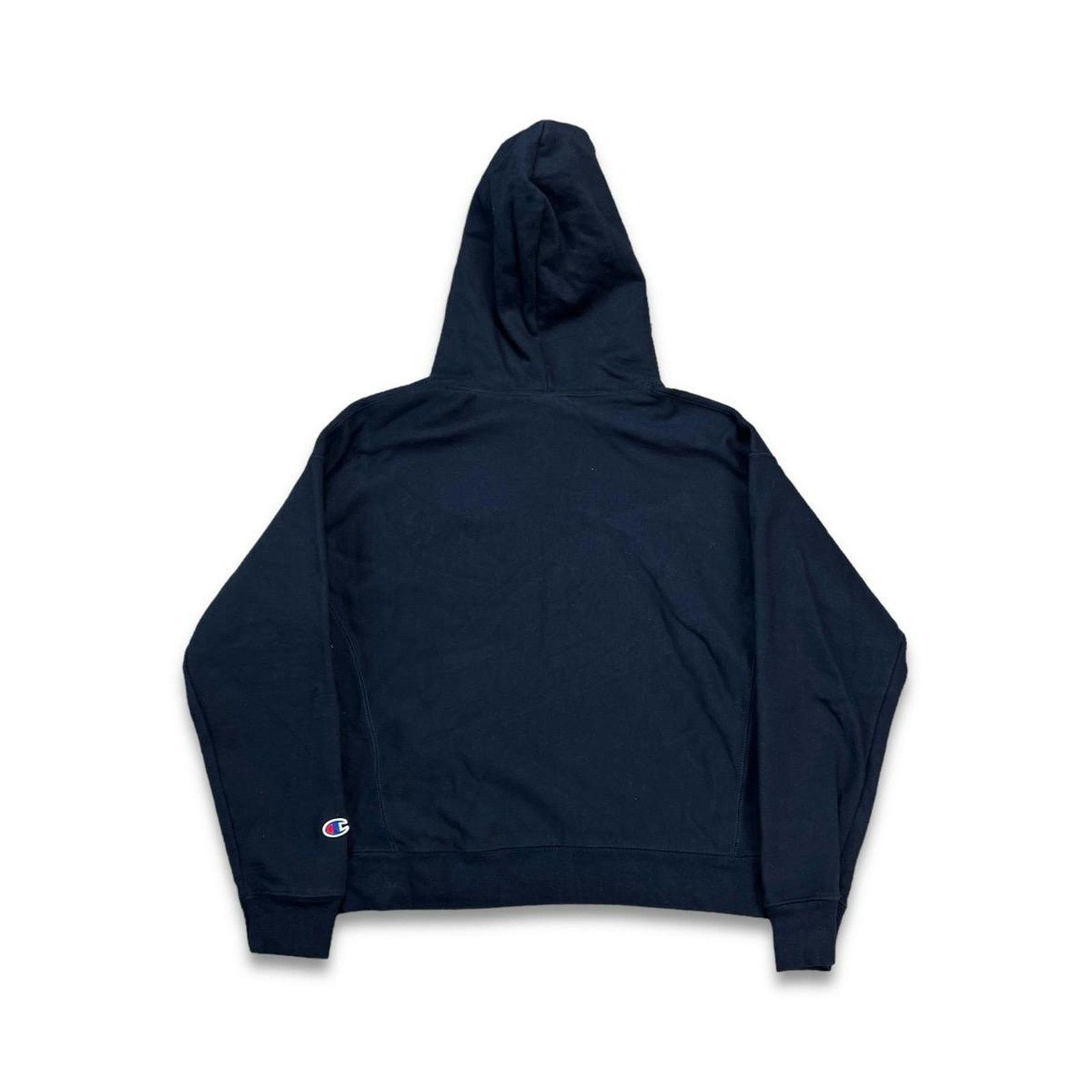 Champion × Vintage Champion Hoodie Medium Reverse Weave Script Hood Sweatshirt Size M / US 6-8 / IT 42-44 - 3 Thumbnail