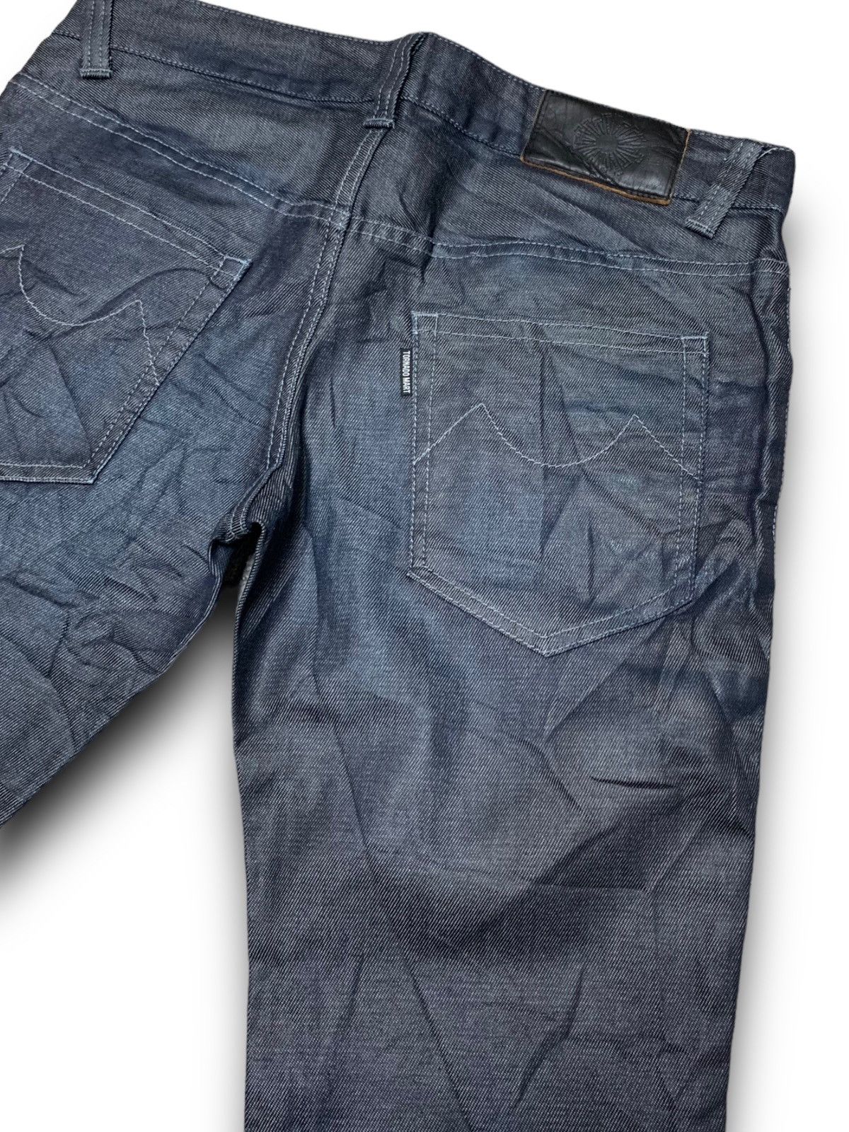 Japanese Brand × Tornado Mart VINTAGE TORNADO MART WAX COAT JAPANESE BRAND JEANS DENIM Size US 33 - 6 Thumbnail