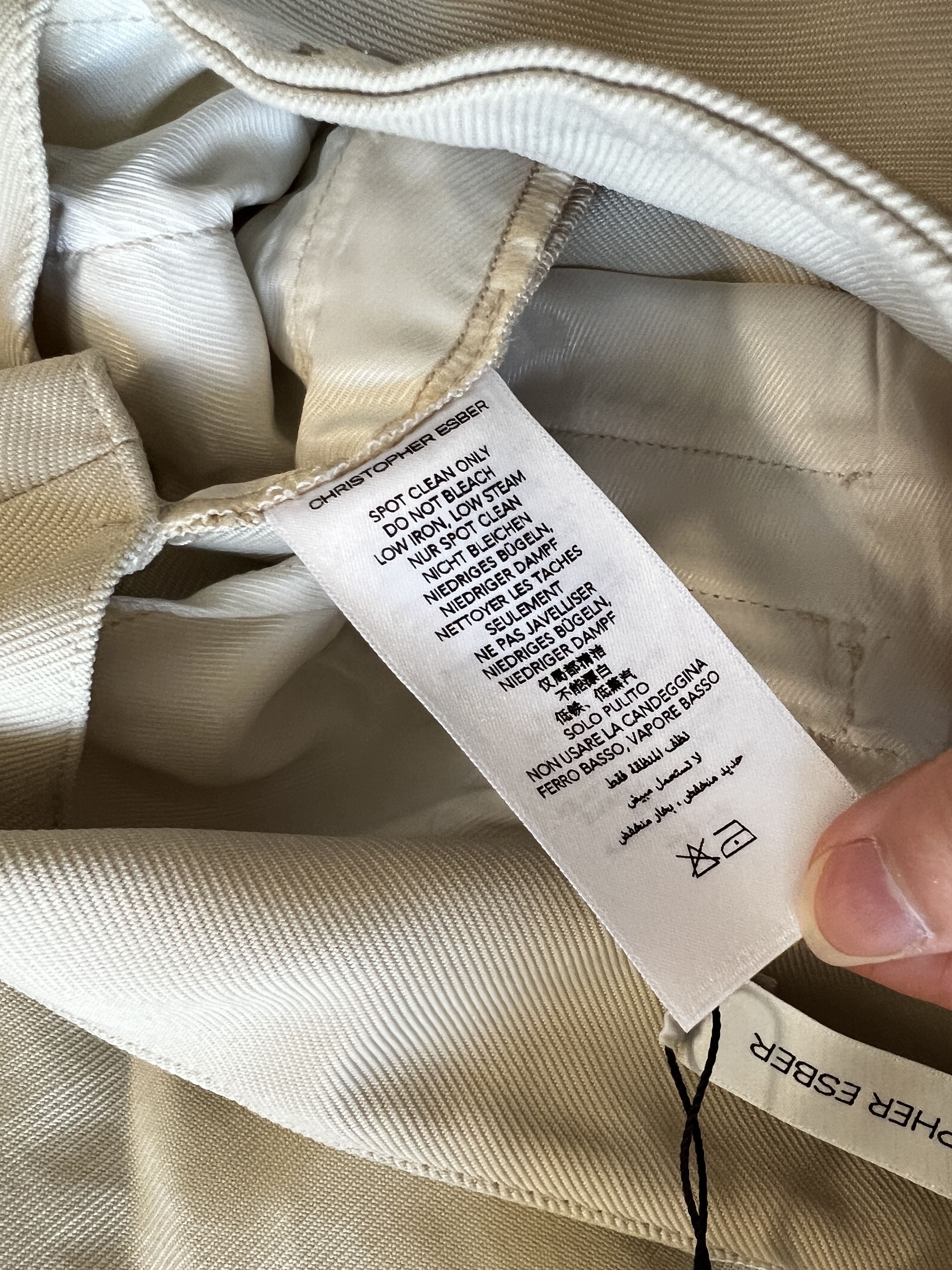 Christopher Esber Taylor Pleat Trouser Size 25" / US 0 / IT 36 - 6 Thumbnail