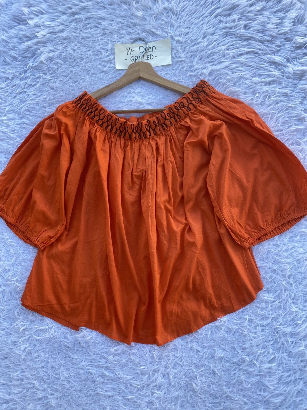 Christian Dior Monsieur Rare Christian Dior Off Shoulder Top Blouse Size M / US 6-8 / IT 42-44 - 4 Thumbnail