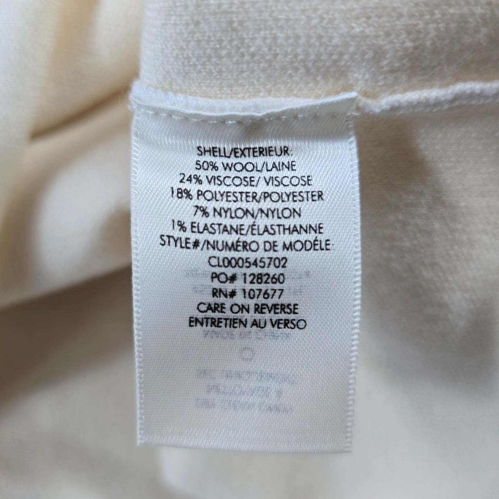 Alice + Olivia Alice + Olivia Sweater Womens Size M White Turtleneck Cropped Capsule Classic Pullover Knitted Knit Long Sleeve Balloon Sleeve Casual Womens Size M / US 6-8 / IT 42-44 - 7 Thumbnail