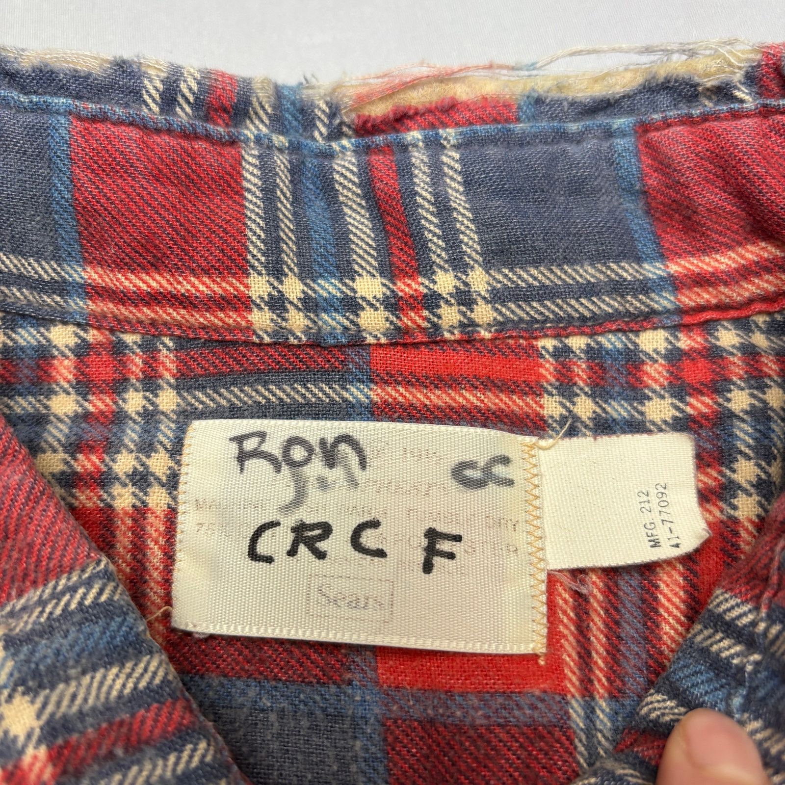 Sears Vintage Sears Flannel 75% Cotton Plain Shirt Men's XXL 2XL Size US XXL / EU 58 / 5 - 4 Thumbnail