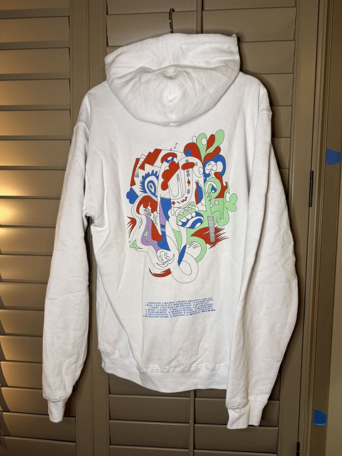 Mac Miller Mac Miller - FACES Hoodie - White Size US M / EU 48-50 / 2 - 2 Thumbnail