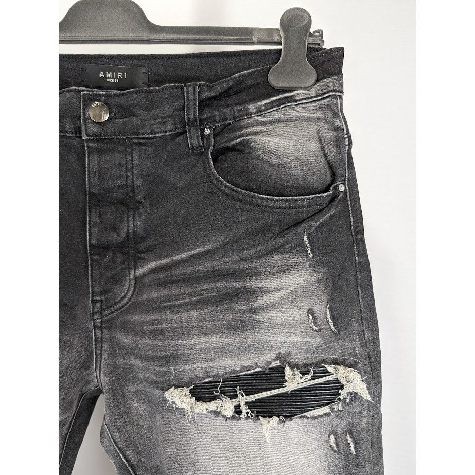 Amiri o1rshd1 MX1 Bandana Jeans in Black Size US 36 / EU 52 - 10 Thumbnail
