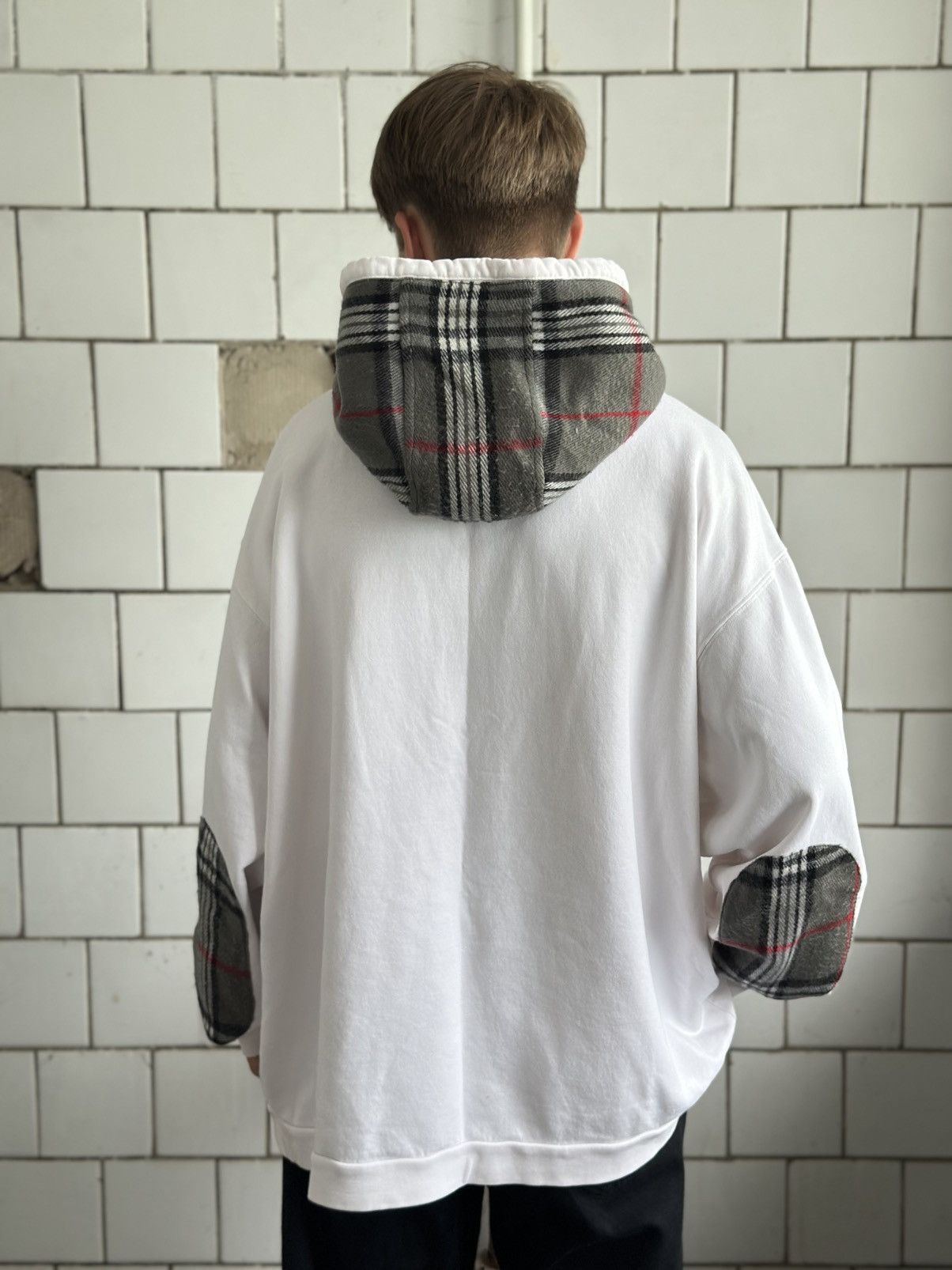 Japanese Brand × Nike Vintage Japanese Style Nike Custom Hoodie Big Logo Y2K 00s Size US XXL / EU 58 / 5 - 7 Thumbnail