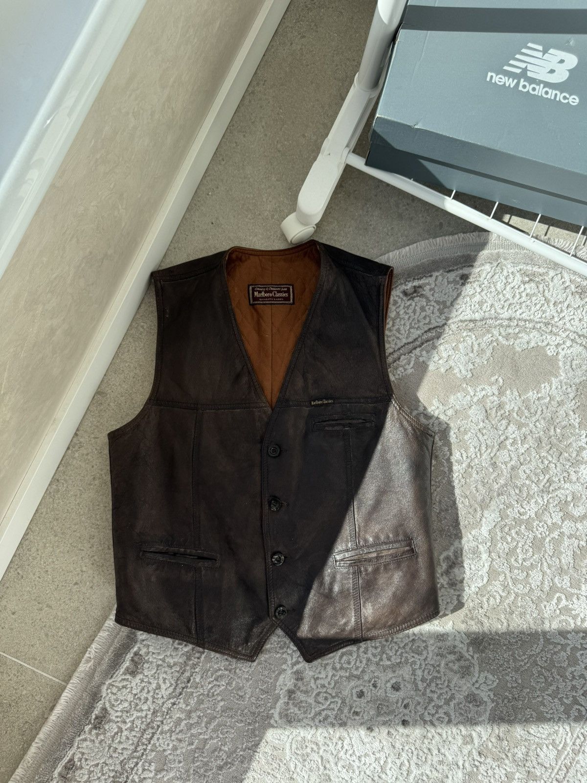 Marlboro Marlboro leather vest vintage 90s Size US S / EU 44-46 / 1 - 8 Thumbnail