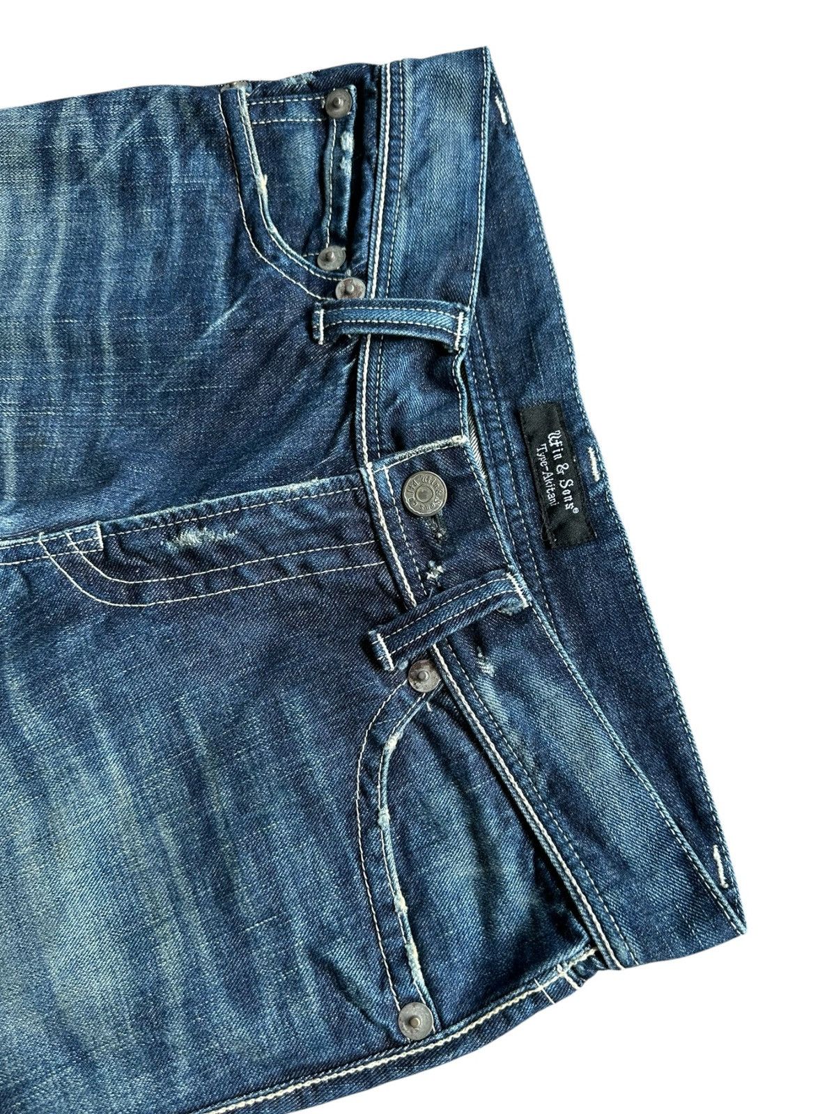 Win & Sons Akitani cut flared jeans