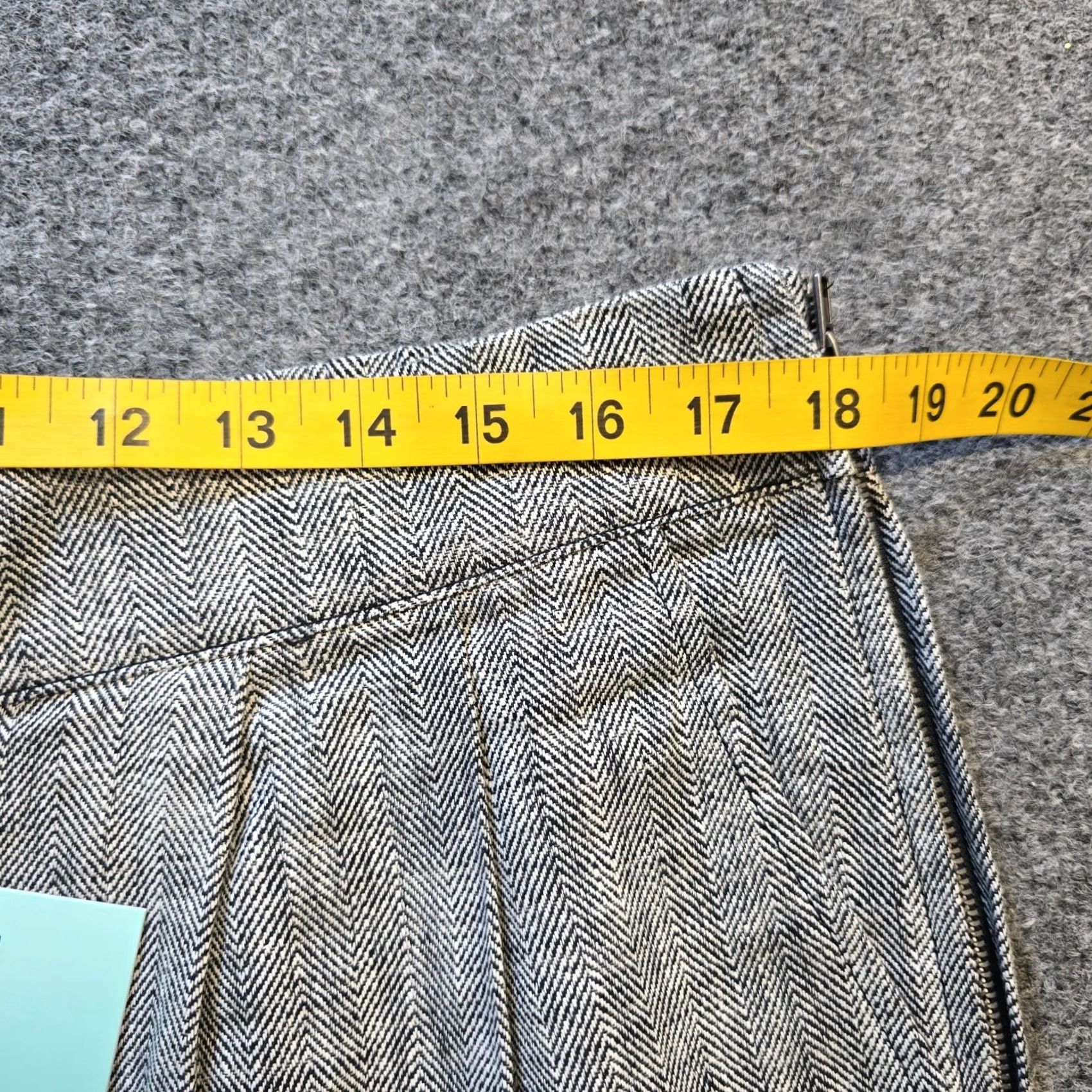 Rachel Comey Rachel Comey Pants Womens Size 16 Black Herringbone Linen Wide-Leg for Target Dress Pants Womens Regular 27 in Inseam Size 38" / US 16 / IT 52 - 7 Thumbnail