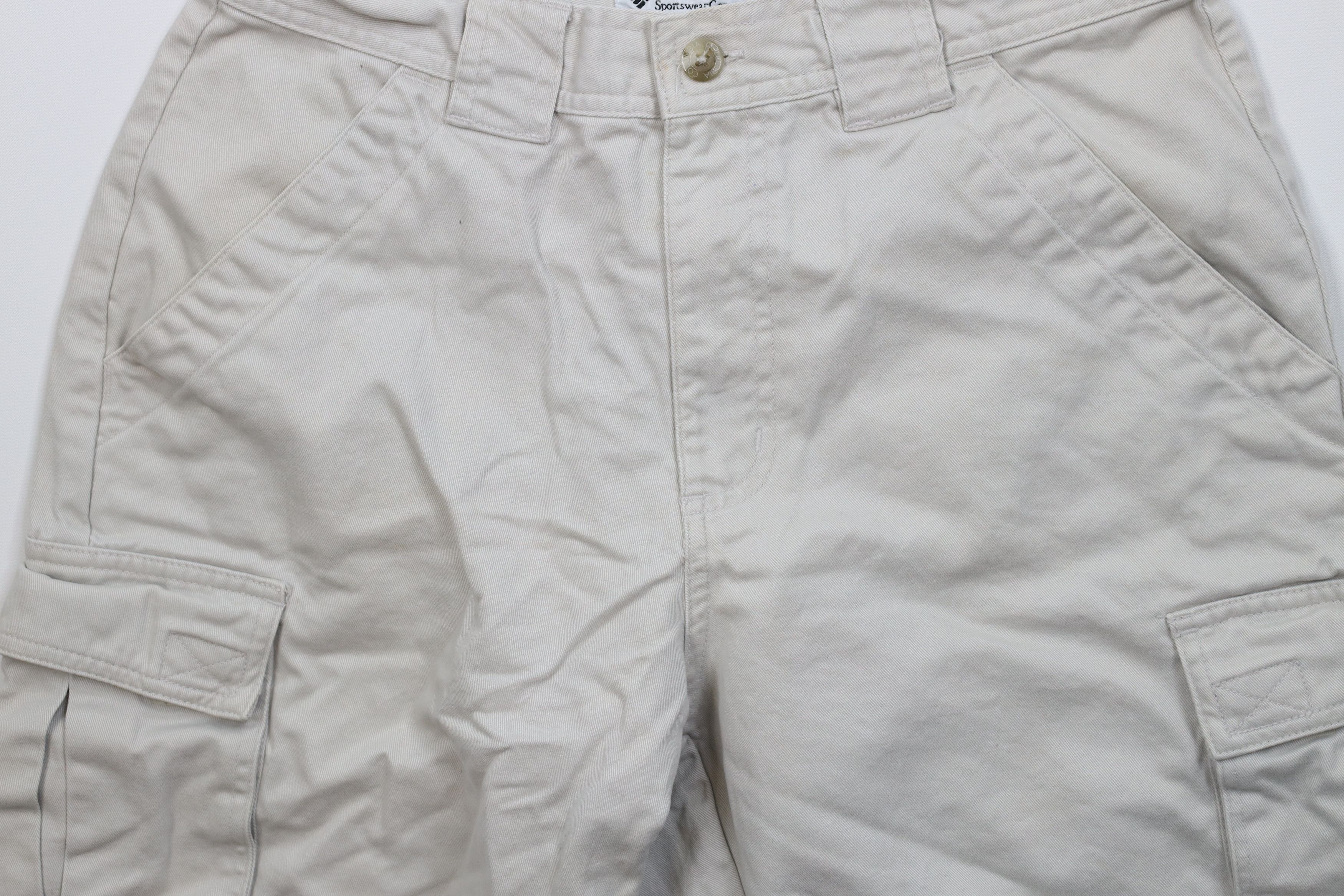 Columbia Vintage 90s Columbia Trekking Cargo Shorts Beige Cotton Size US 30 / EU 46 - 3 Thumbnail