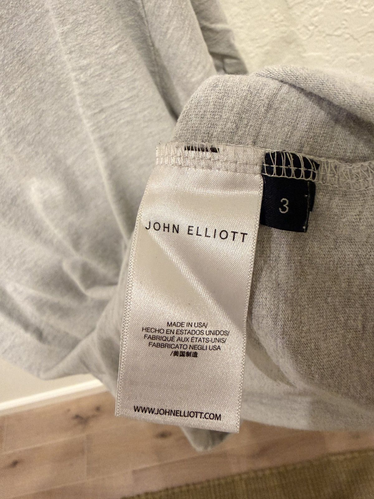 John Elliott John Elliott heather Grey t shirt Size US L / EU 52-54 / 3 - 5 Thumbnail