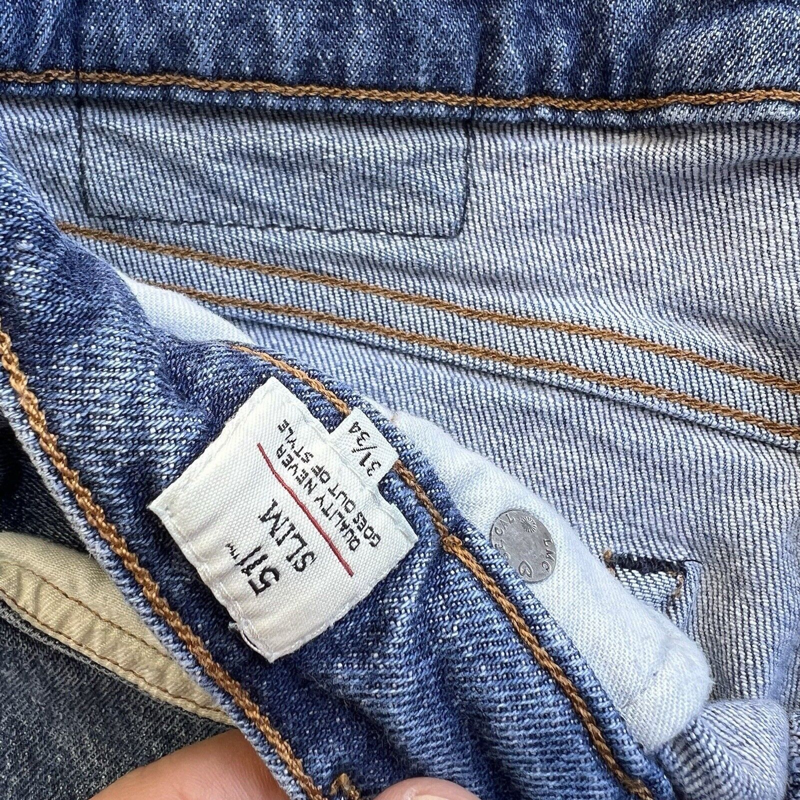Levi's Levis 511 Selvedge Jeans 30 Slim Fit Made & Crafted Workwear Size US 30 / EU 46 - 6 Thumbnail