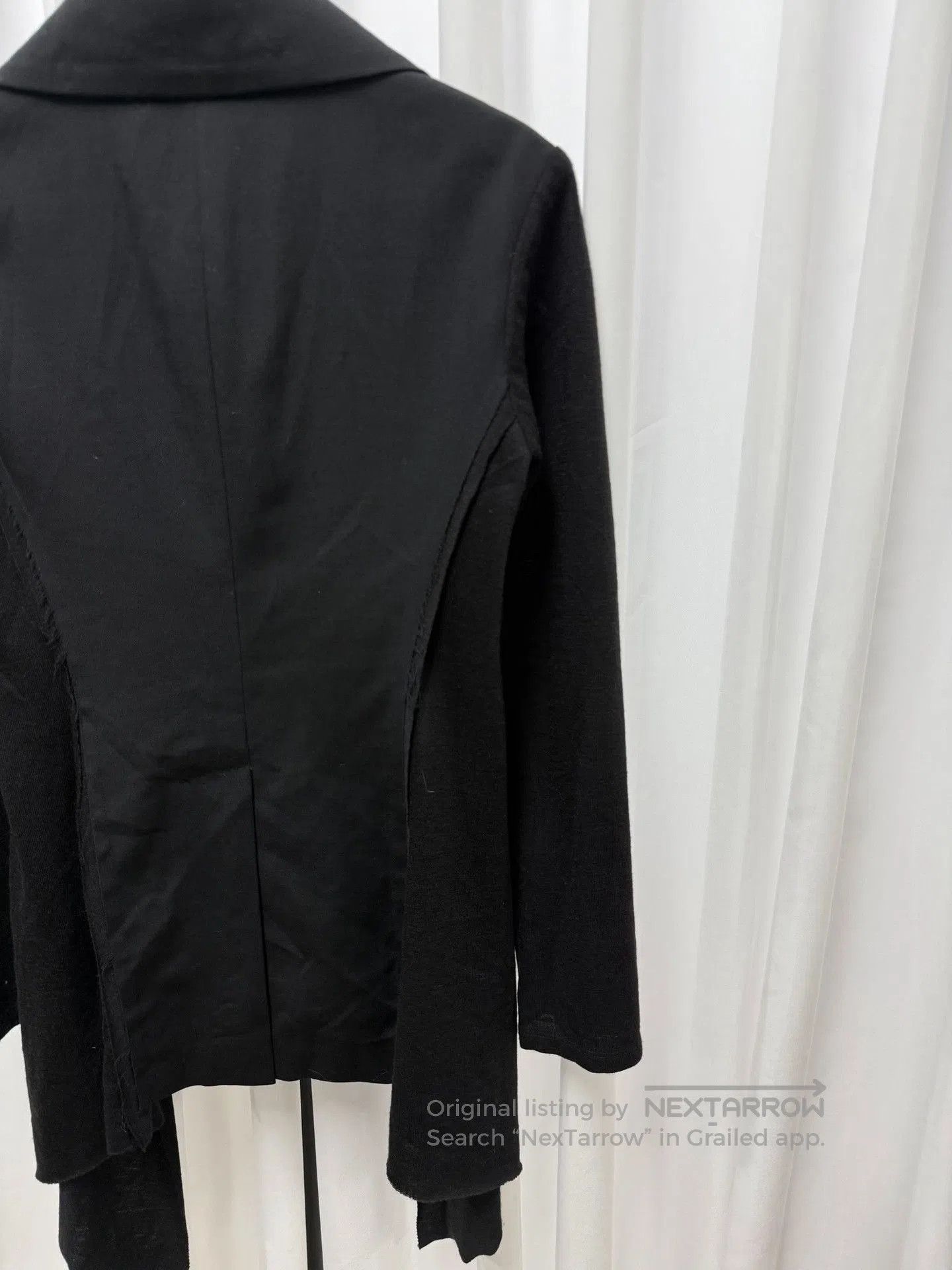 Yohji Yamamoto Yohji Yamamoto Black Wool Blazer. Size US S / EU 44-46 / 1 - 8 Thumbnail