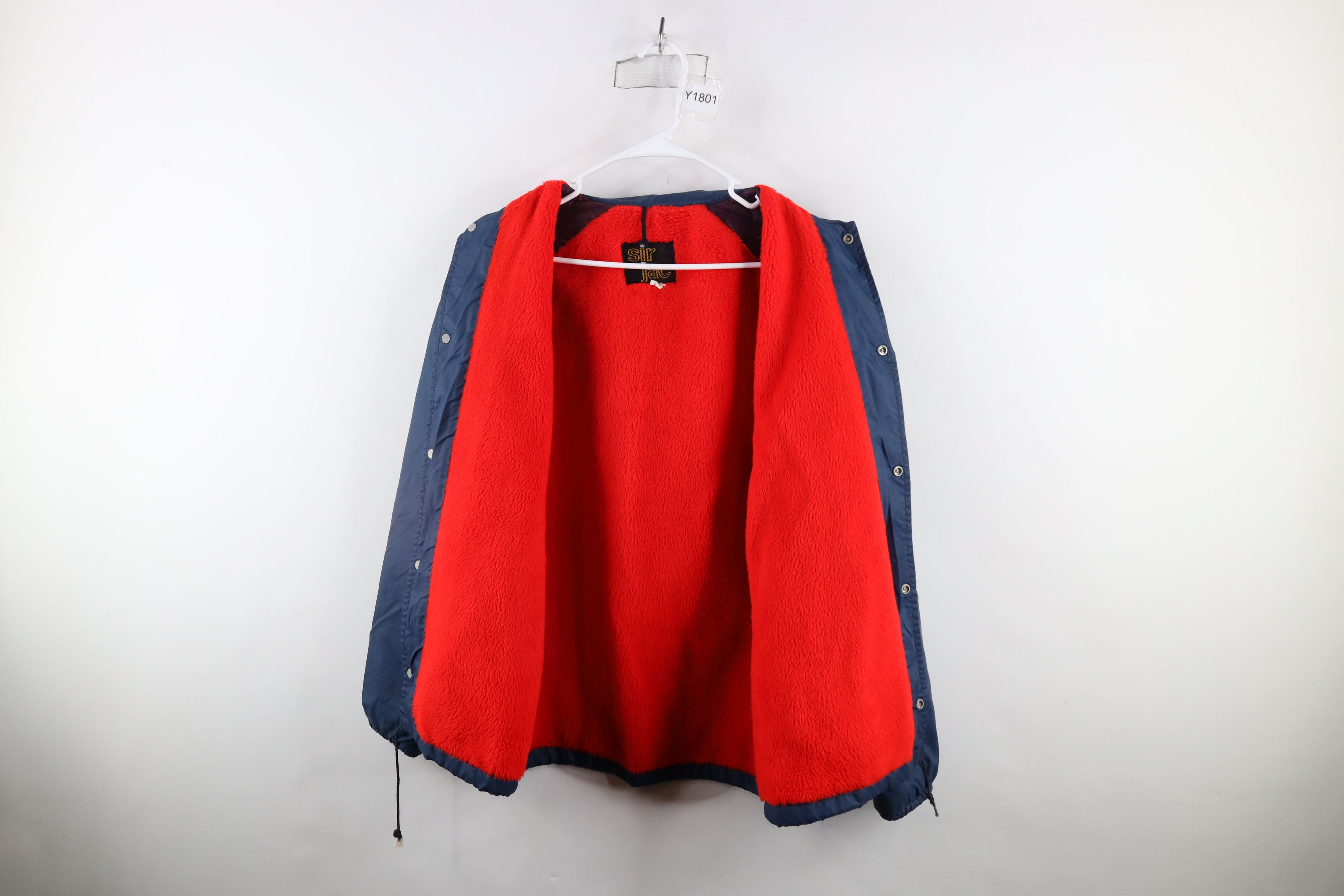 Vintage Vintage 60s 70s Streetwear Fleece Lined Coach Jacket USA Size US S / EU 44-46 / 1 - 10 Thumbnail