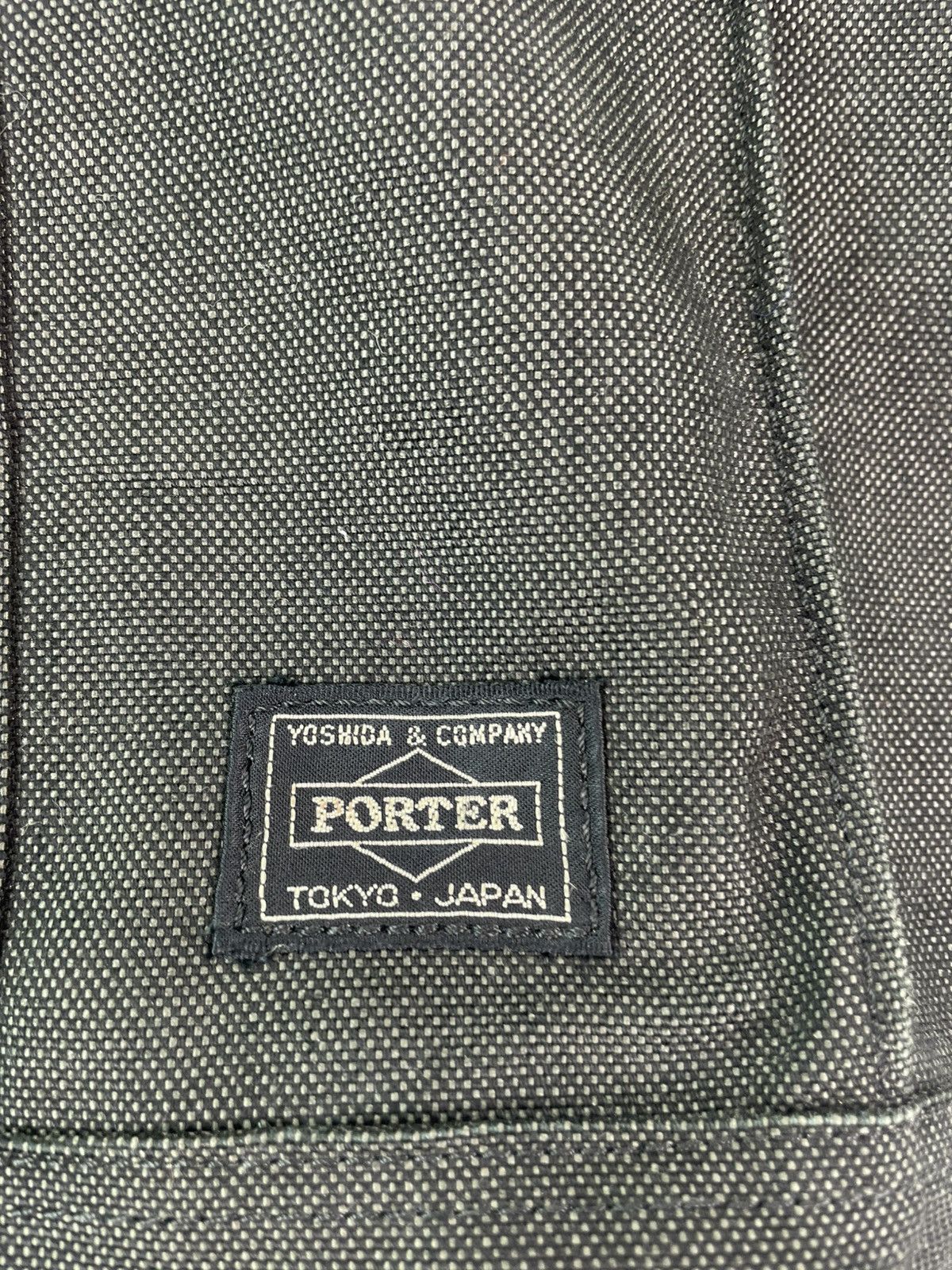 Porter PORTER Yoshida & Co japan black canvas cotton tote bag Size ONE SIZE - 3 Thumbnail