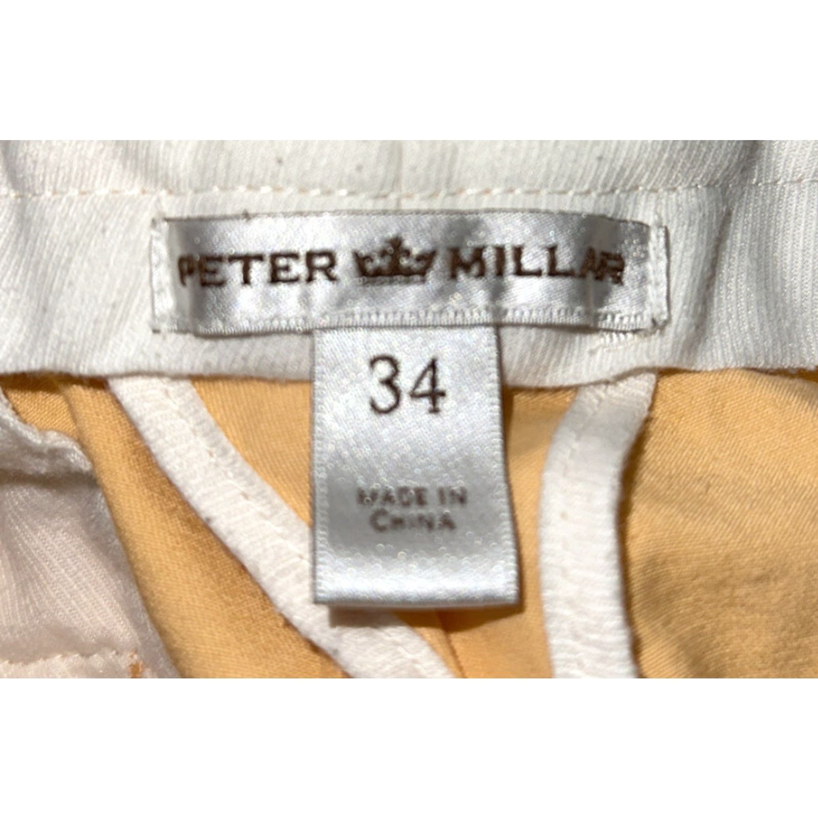 Peter Millar Peter Millar Casual Shorts Mens Size 34 Orange Cotton Zip Fly Regular Fit Size US 34 / EU 50 - 5 Thumbnail