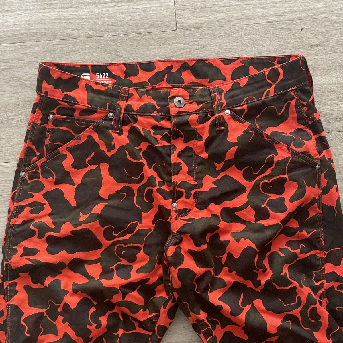 G-Star × Pharrell Pharrell x GSTAR Elwood 25 orange camo duck jacket pants Size US 30 / EU 46 - 11 Thumbnail