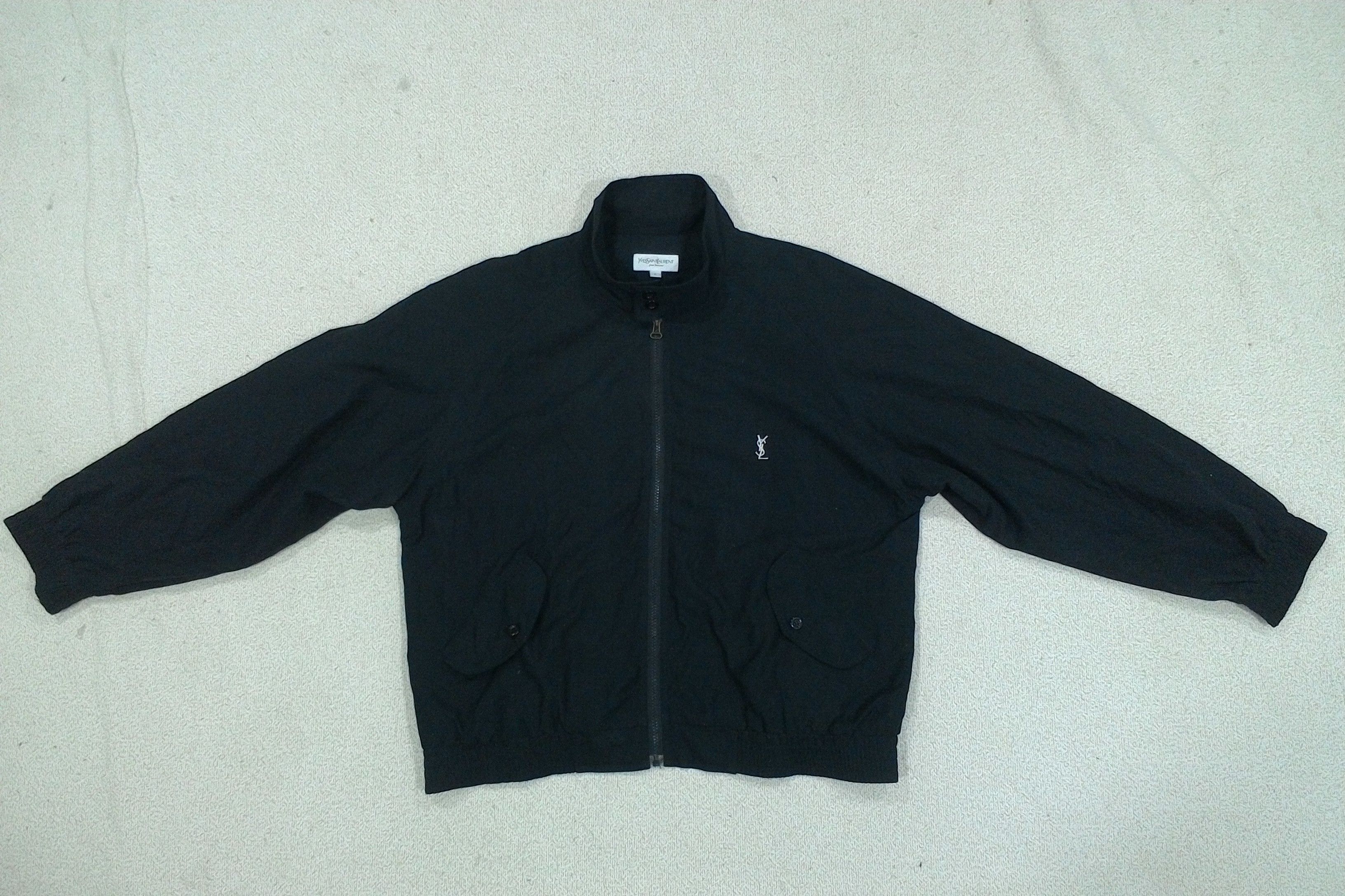 Japanese Brand × Yves Saint Laurent YSL pour homme Embordiery Big Logo Jacket Size US L / EU 52-54 / 3 - 3 Thumbnail