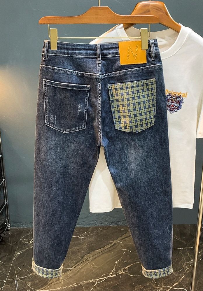 Designer × Japanese Brand Straight Fit Loose Cotton Jean Size US 37 - 2 Thumbnail