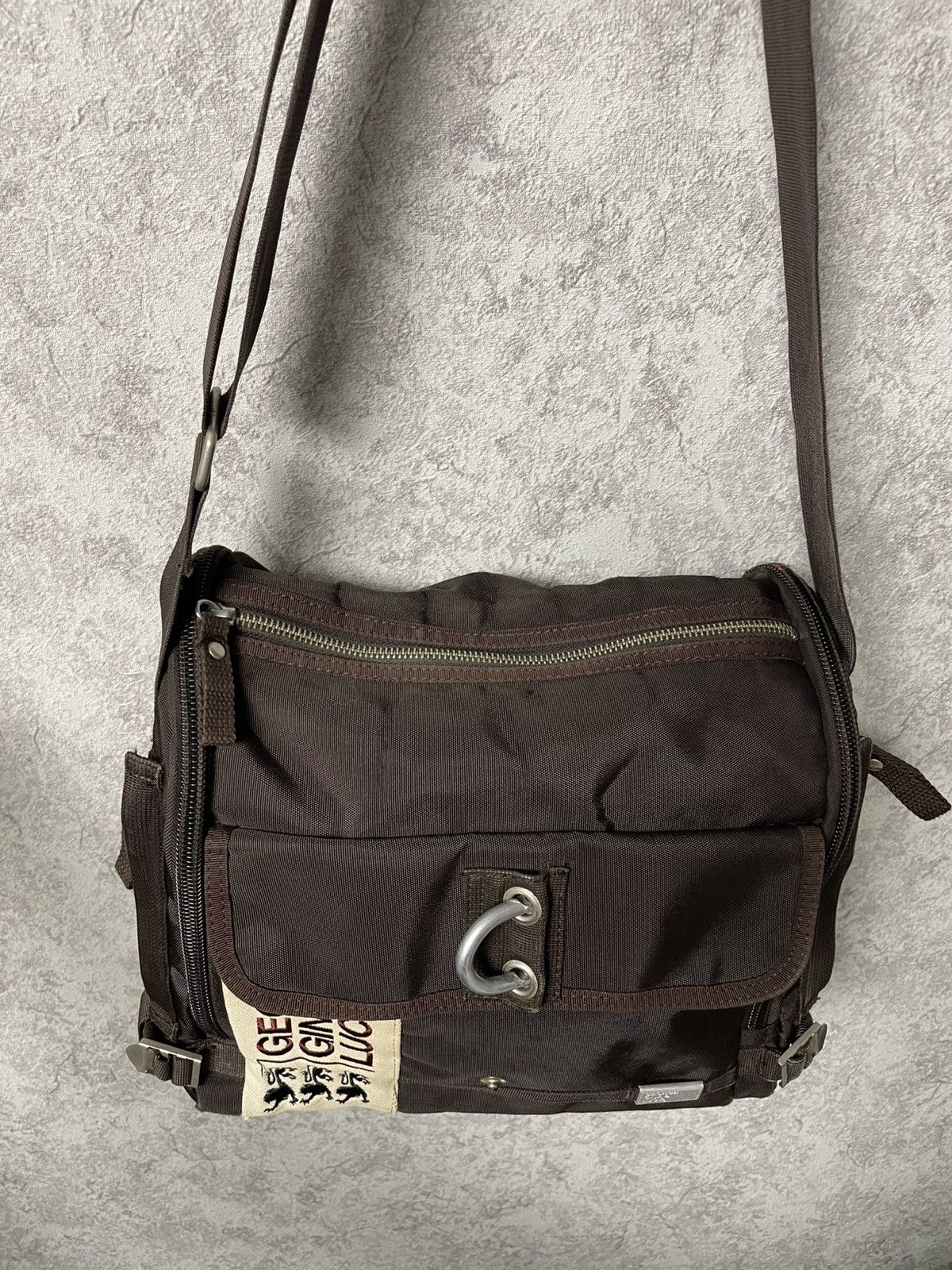 Vintage GGL George Gina Lucy Brown Shoulder Bag Mr.Postman Japanese Size ONE SIZE - 7 Thumbnail