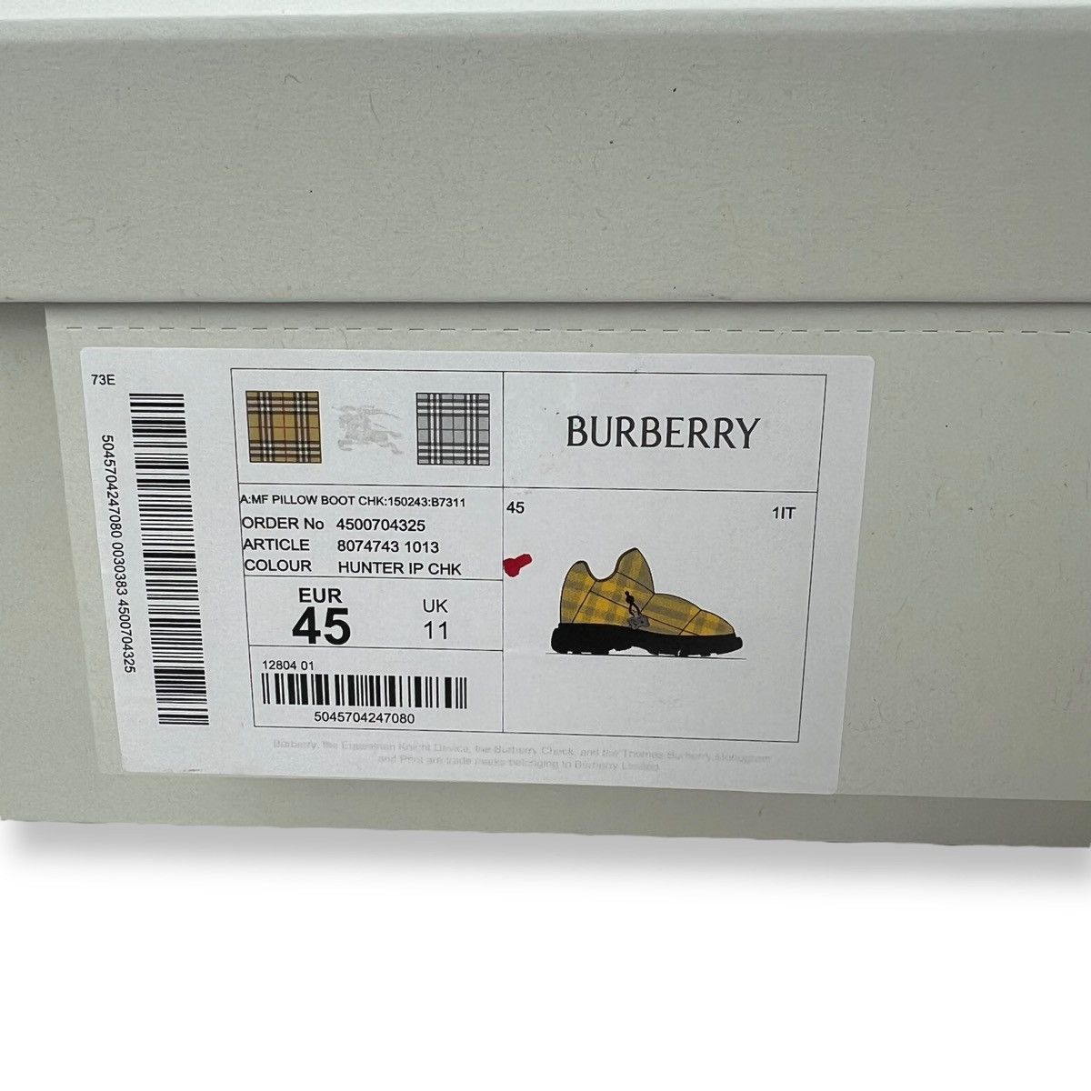 Burberry Burberry Check Pillow Boots Size US 12 / EU 45 - 6 Thumbnail