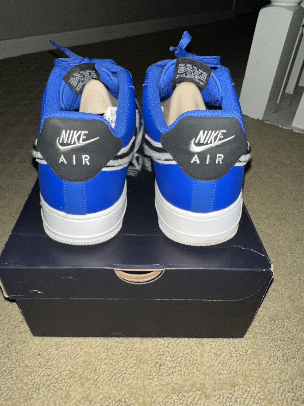Nike Air Force 1 LV8 “Chenille swoosh” Size US 10 / EU 43 - 4 Thumbnail