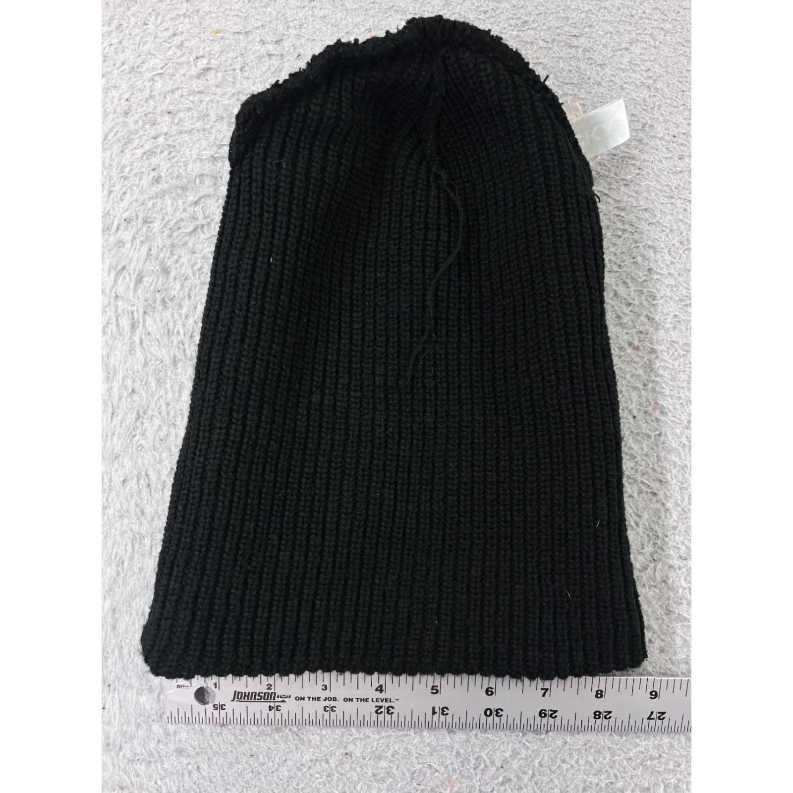 Vintage DECKY Beanie Adult One Size Black Knit 100% Acrylic Skater 90s Beanie Men’s Hats Mens Beanie Black Knit toque Vintage? (No vintage) Size ONE SIZE - 4 Thumbnail
