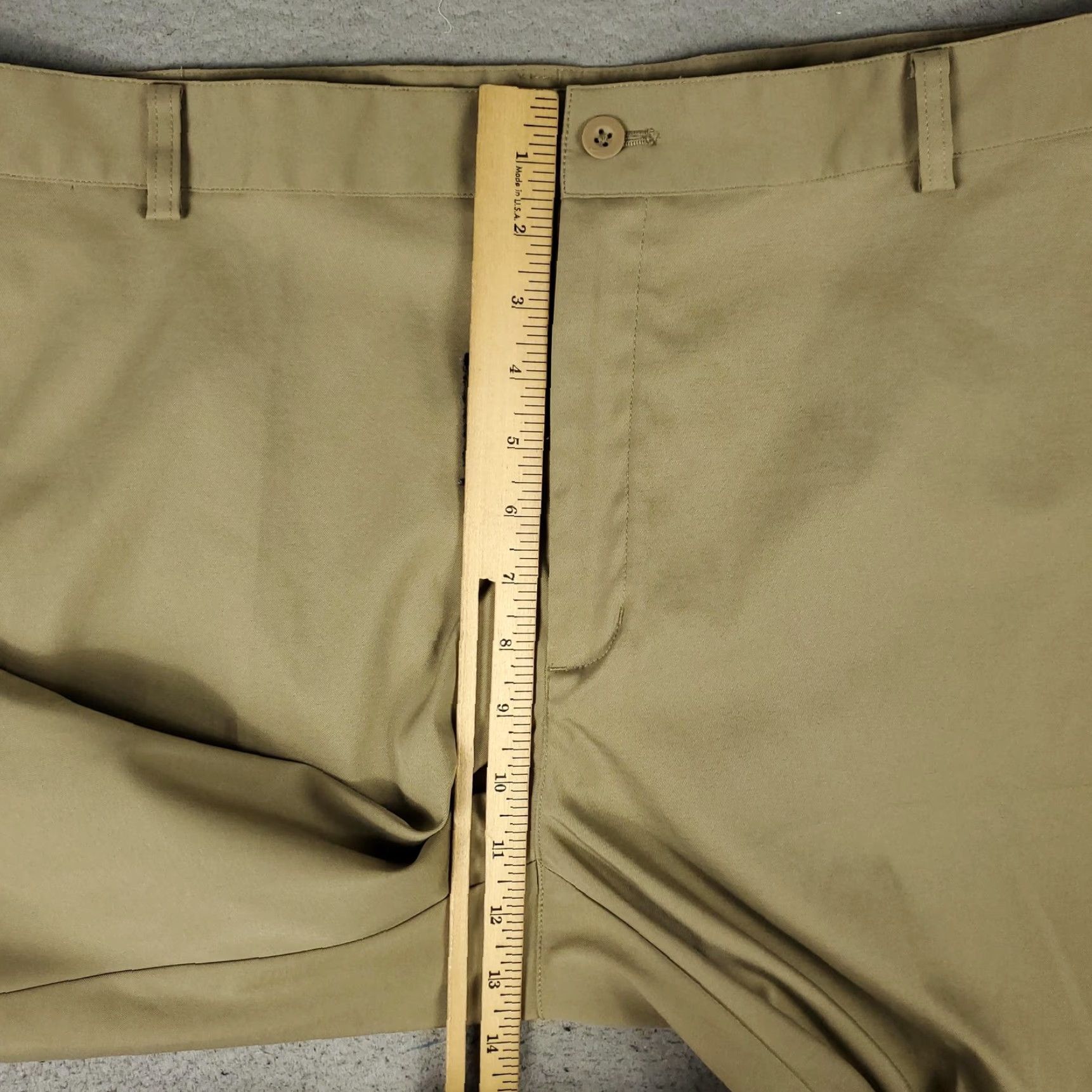 Nike Nike Pants Mens 40x32 Khaki Dri-FIT Stretch Performance Golf Trousers Flat Front Size US 40 / EU 56 - 5 Thumbnail