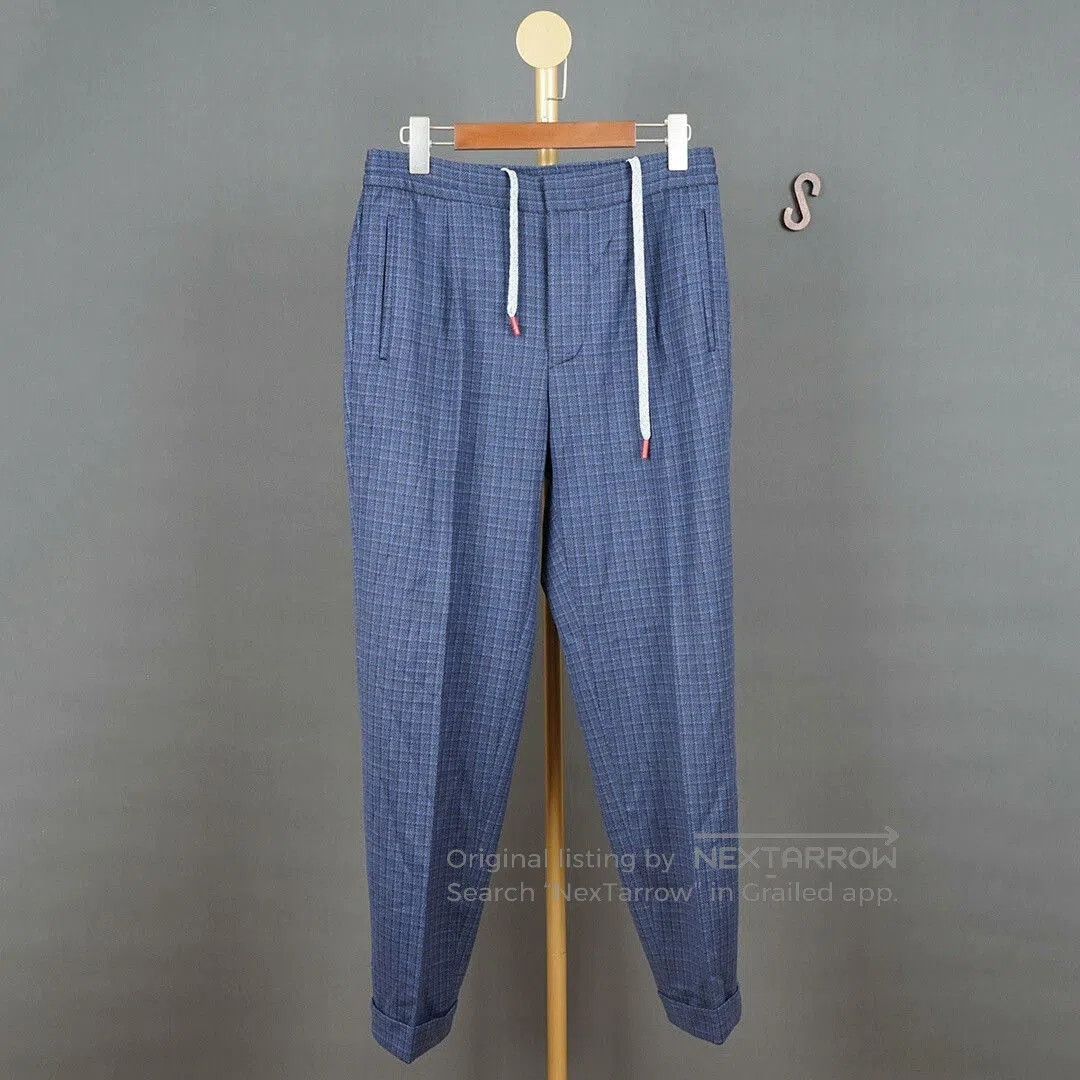 Kiton Kiton Designer Pants with Elastic Waistband. Size US 34 / EU 50 - 4 Thumbnail