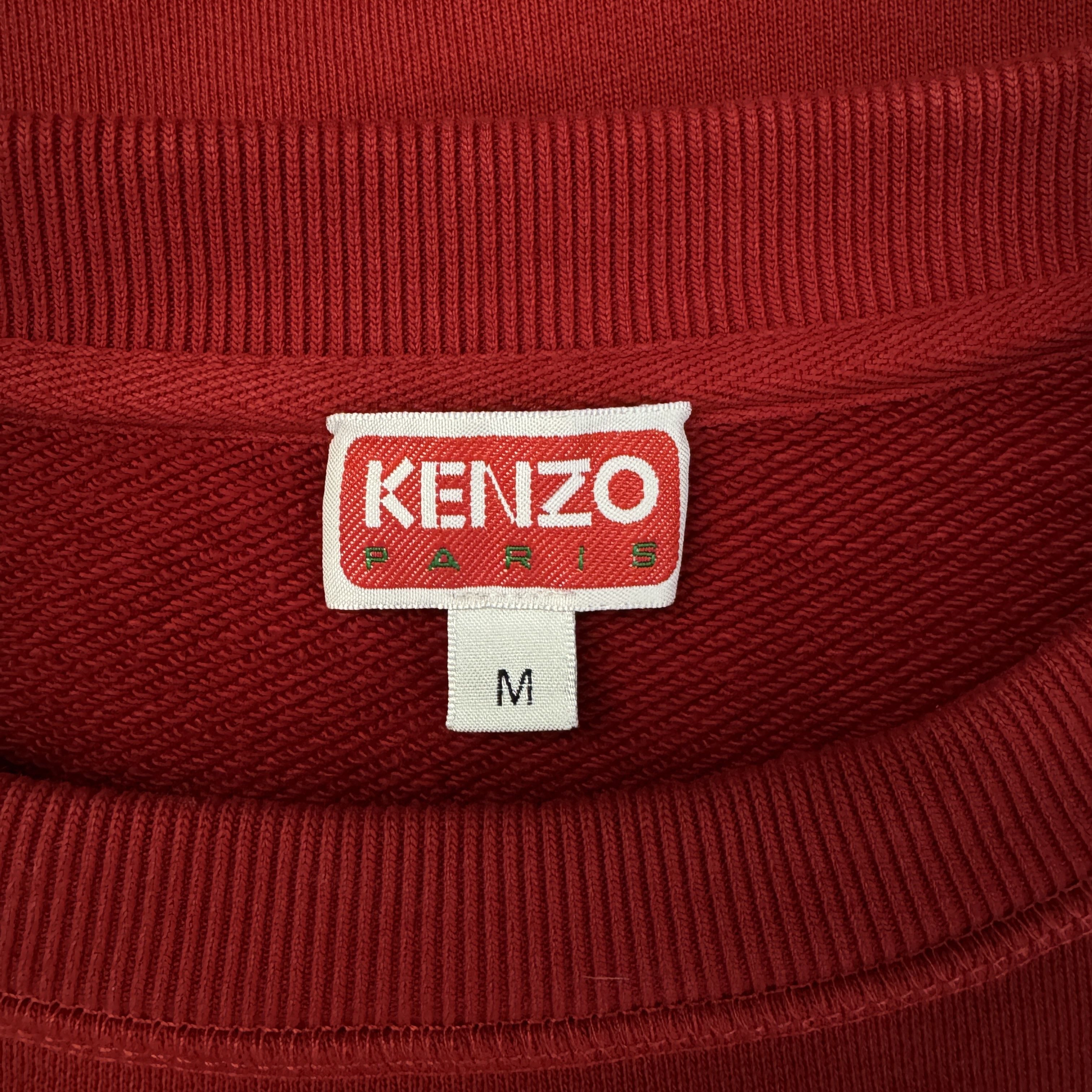 Kenzo Kenzo Red Logo Sweater Dress Size M / US 6-8 / IT 42-44 - 10 Thumbnail