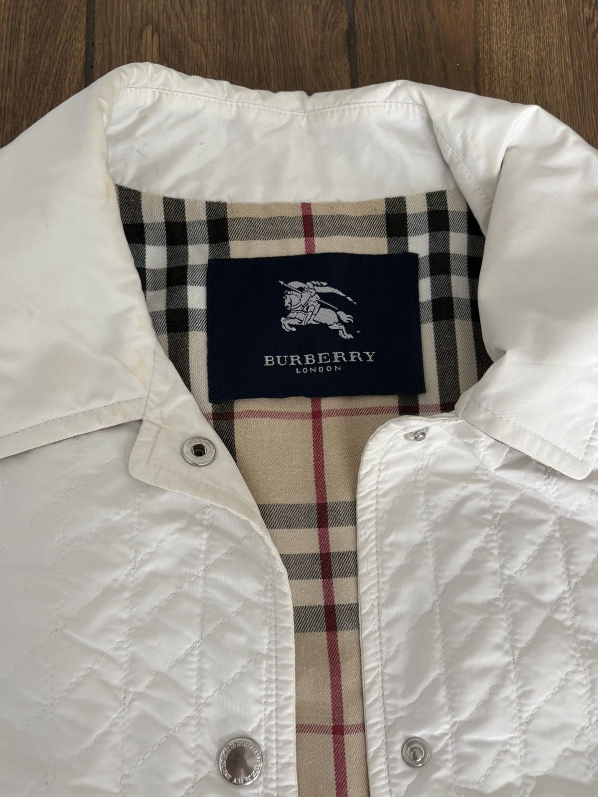 Burberry × Designer × Vintage Burberry quilted jacket Size M / US 6-8 / IT 42-44 - 5 Thumbnail