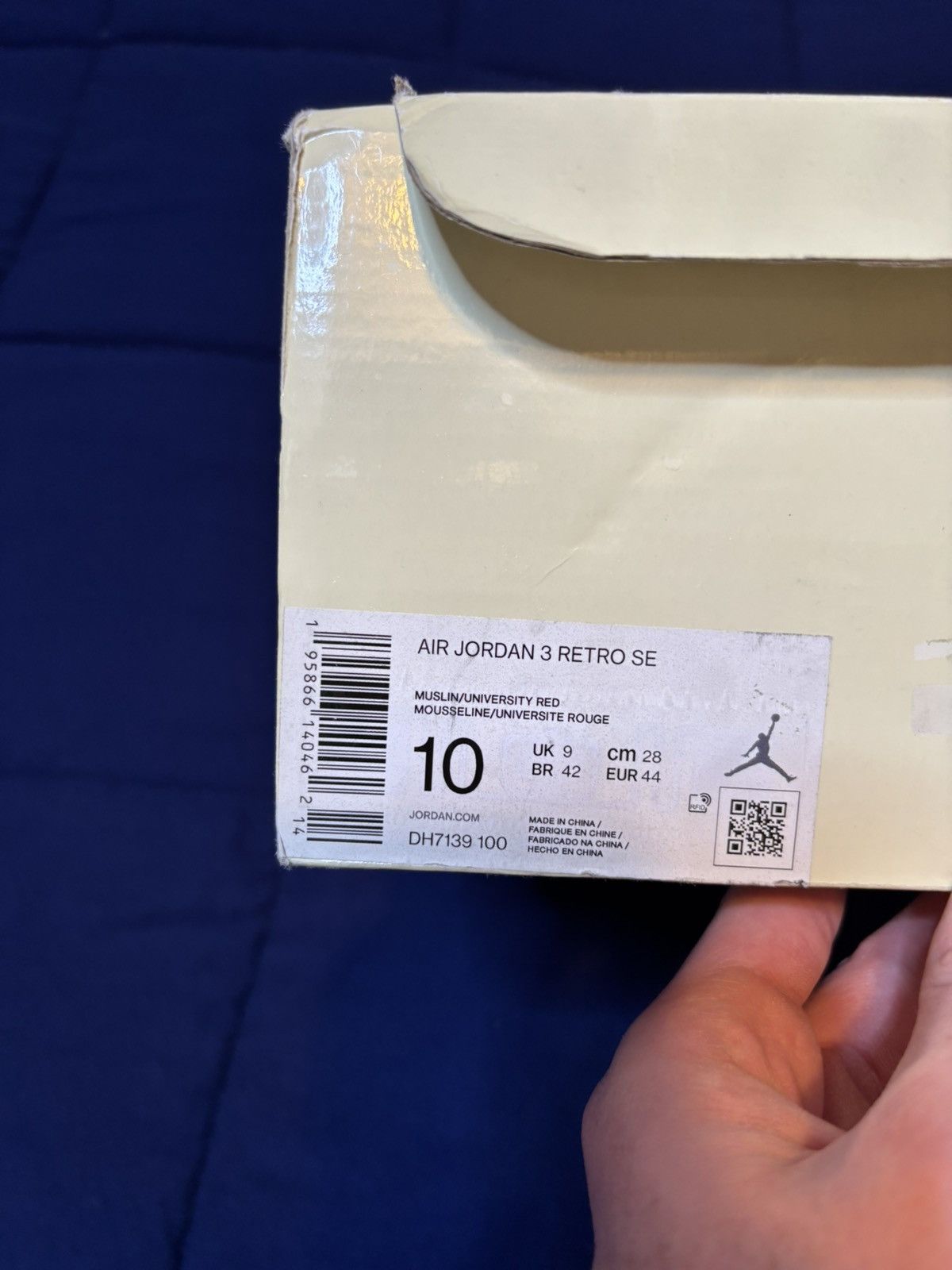 Jordan Brand Jordan 3 Retro SE Muslin 2022 Size 10 Size US 10 / EU 43 - 9 Thumbnail