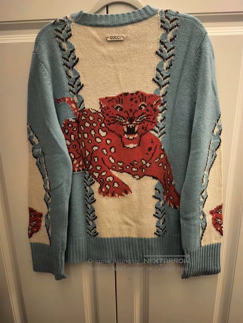 Gucci Gucci Tiger pattern sweater Size US S / EU 44-46 / 1 - 2 Thumbnail