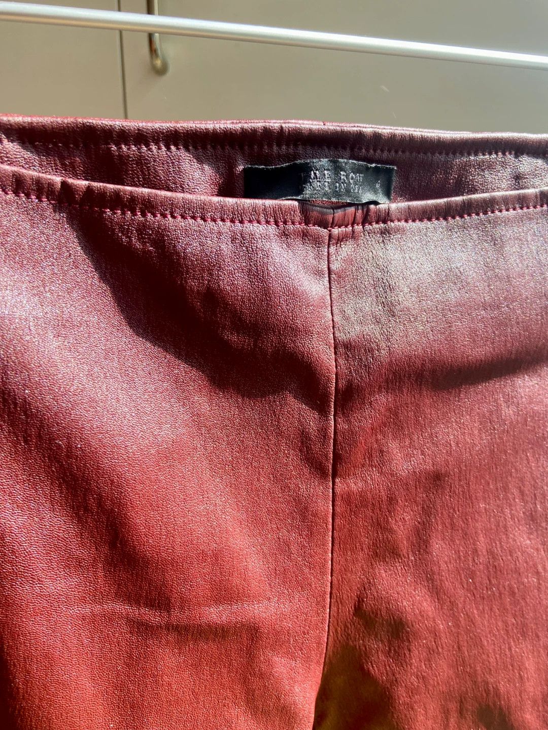 Other Premium Lambskin Pants Size 4 95% New Silk Lining Size 27" / US 4 / IT 40 - 3 Thumbnail