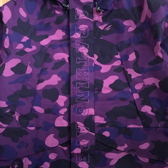 Bape Purple camo BAPE hoodie snowboard jacket a bathing ape Size US S / EU 44-46 / 1 - 2 Thumbnail