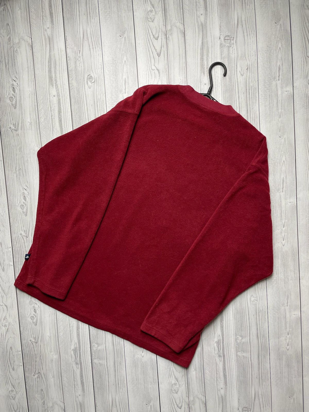Adidas Adidas big logo vintage fleece sweatshirt size L large Size US L / EU 52-54 / 3 - 10 Thumbnail