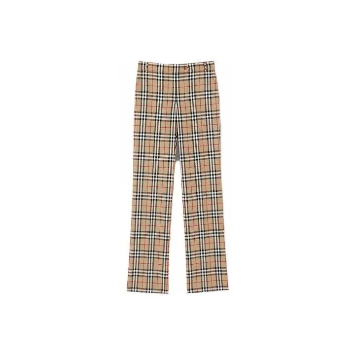 Burberry Burberry Plaid Wool Tailored Trousers 0079 Size 22" - 1 Thumbnail