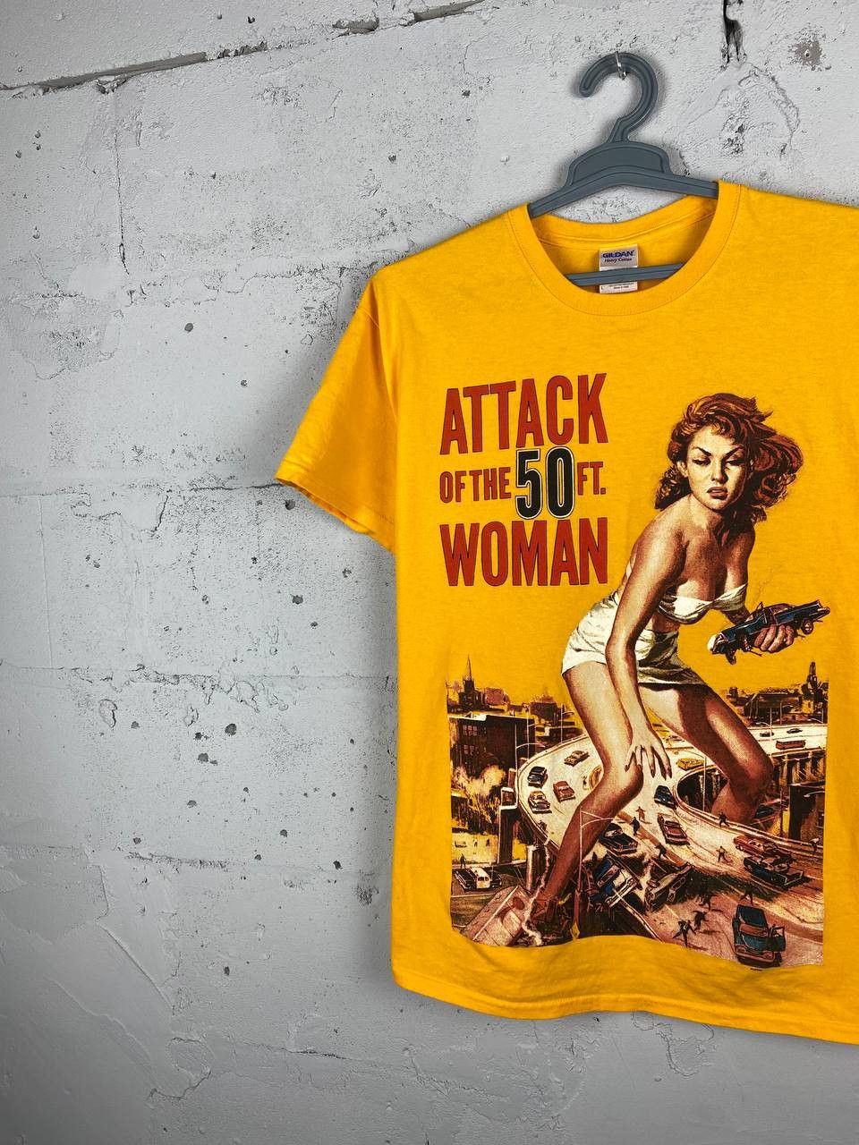 Vintage Vintage Attack Of The 50FT Woman Tee Size US L / EU 52-54 / 3 - 2 Thumbnail